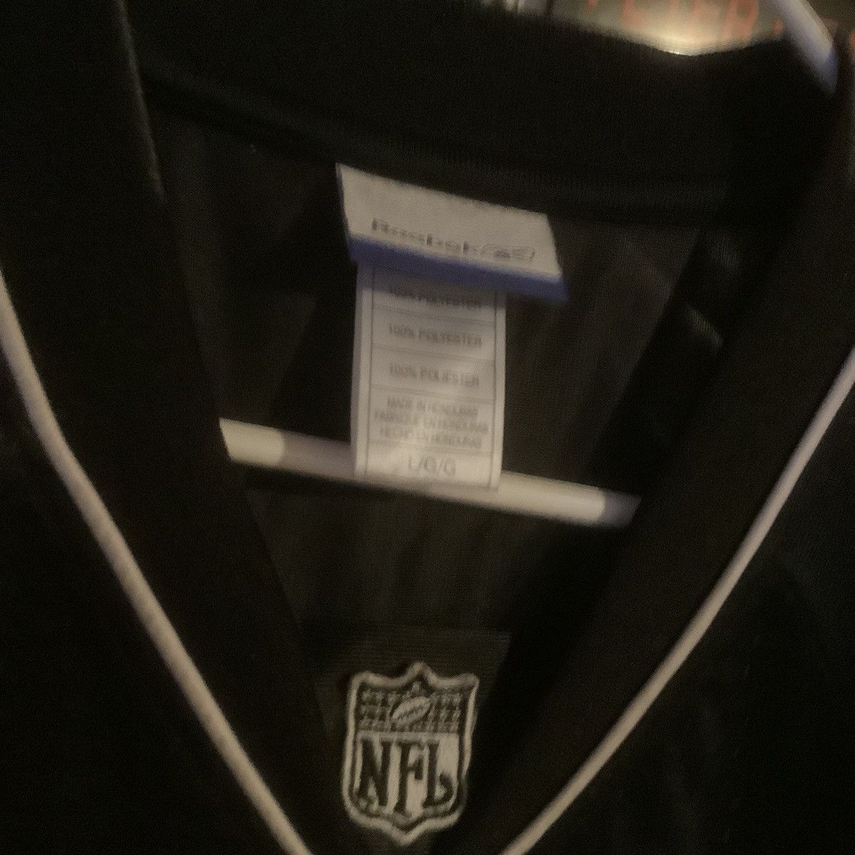 NFL MIChAEL VICK ATLANTA FALCONS SEWN REEBOK BLACK OUT JERSEY Size US L / EU 52-54 / 3 - 3 Thumbnail