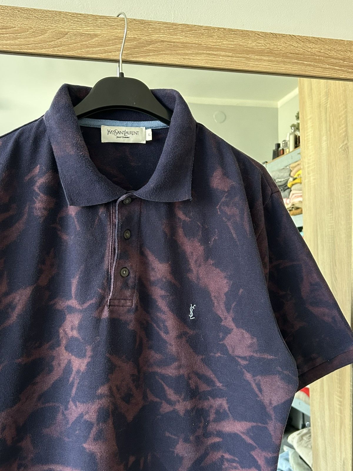 Yves Saint Laurent Vintage polo YSL Yves Saint Laurent custom xlarge logo Size US XL / EU 56 / 4 - 12 Thumbnail