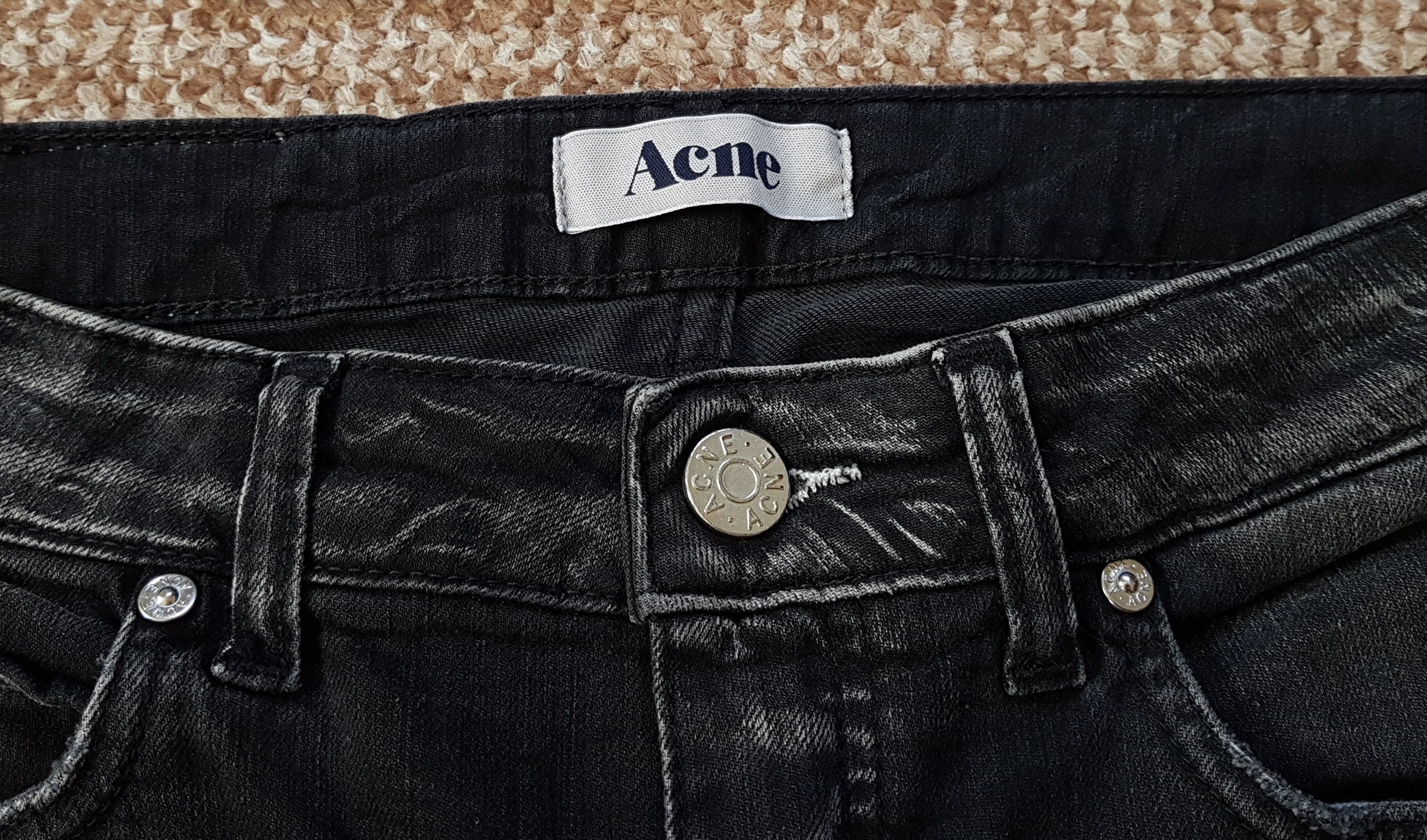 Acne Studios Acne Jeans vintage Hex Black Pure womens denim Size 28" / US 6 / IT 42 - 7 Thumbnail