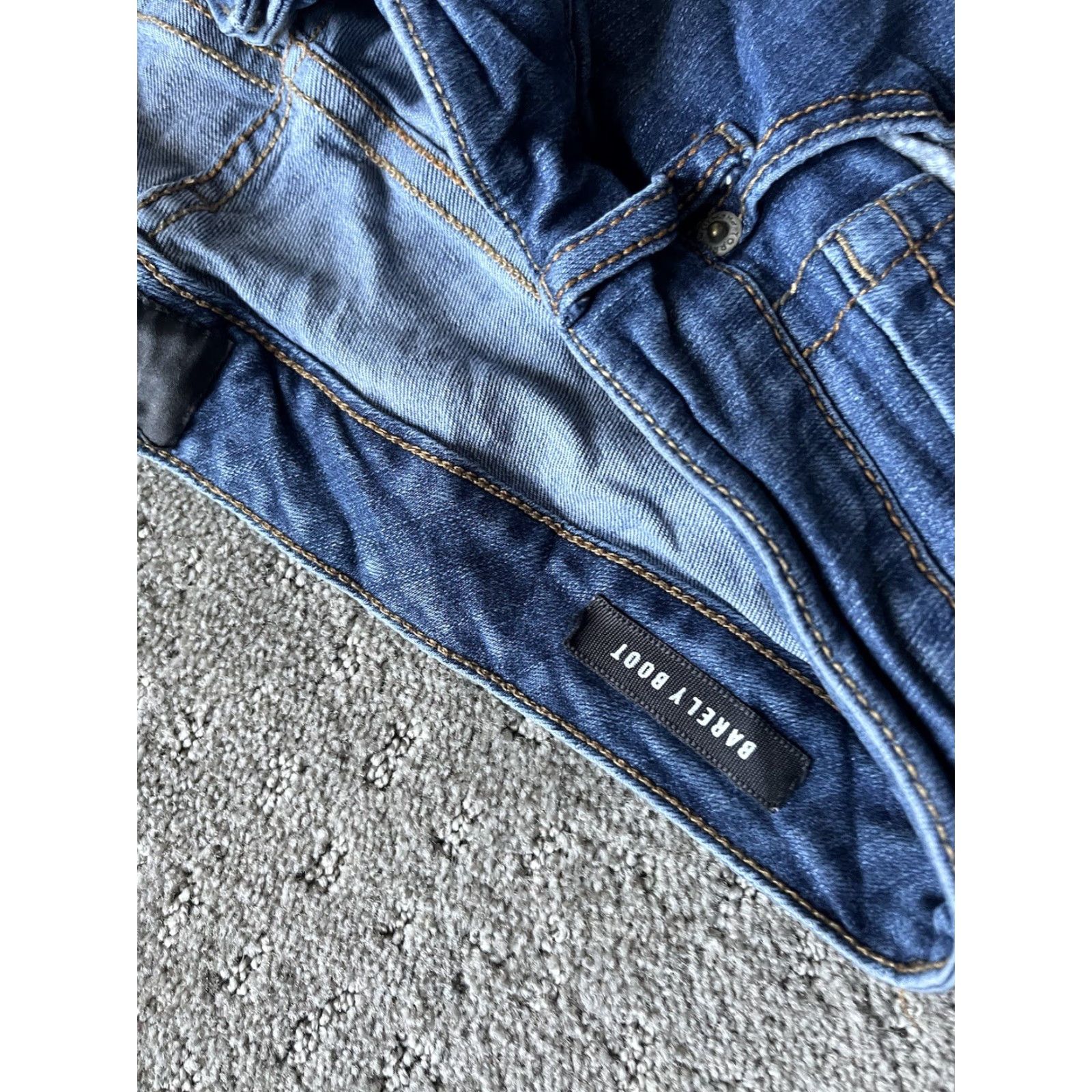 Torrid VINTAGE Torrid Jeans Women's Plus 18R Bootcut Dark Wash Blue Denim Stretch 90s, Bohemian, Preppy, Fall, Spring, Summer, Winter, Girls Size 40" / US 18 - 6 Thumbnail