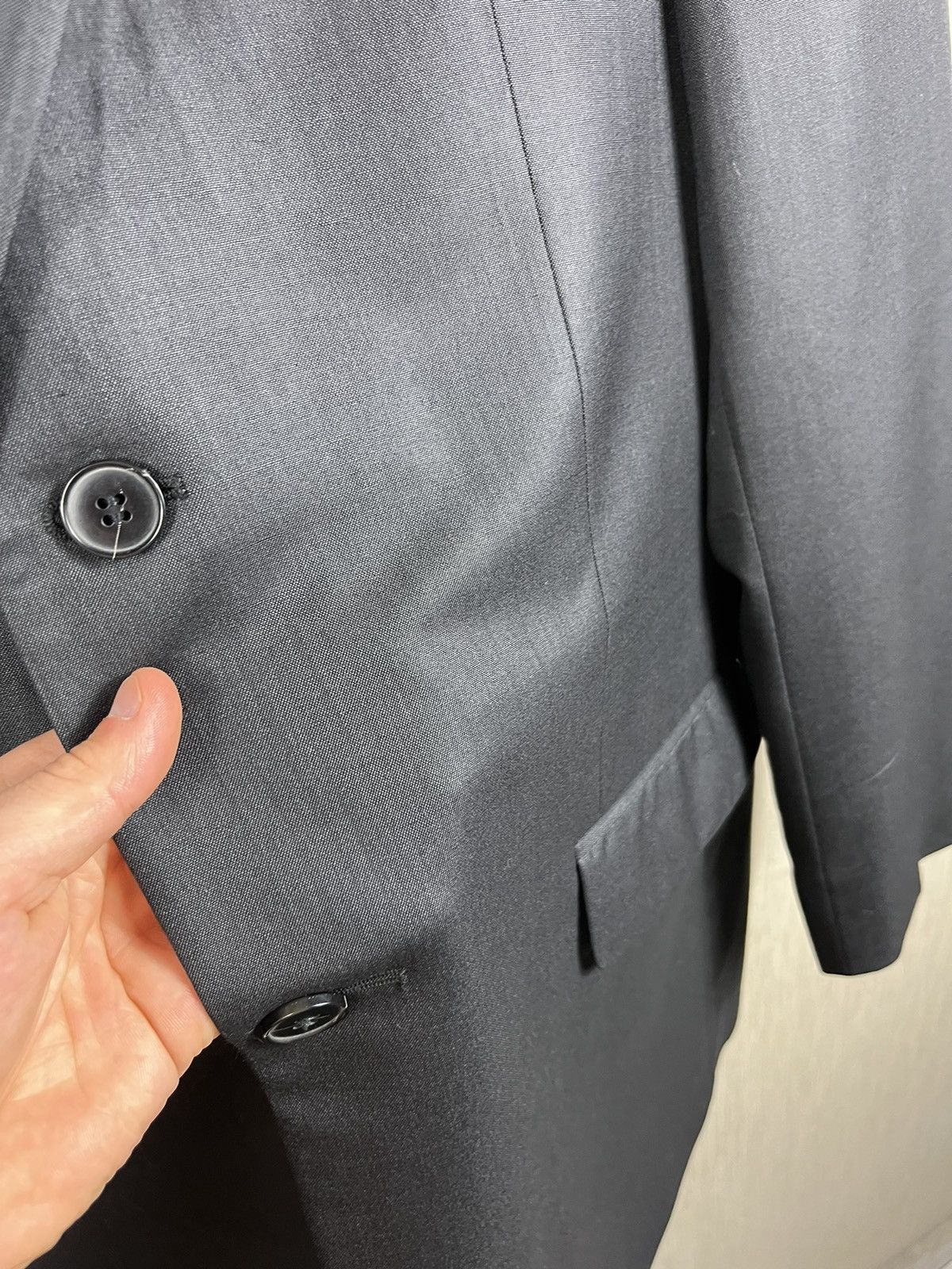 Ermenegildo Zegna × Z Zegna Ermenegildo Z Zegna wool blazer jacket shiny calico fabric Size 50R - 11 Thumbnail