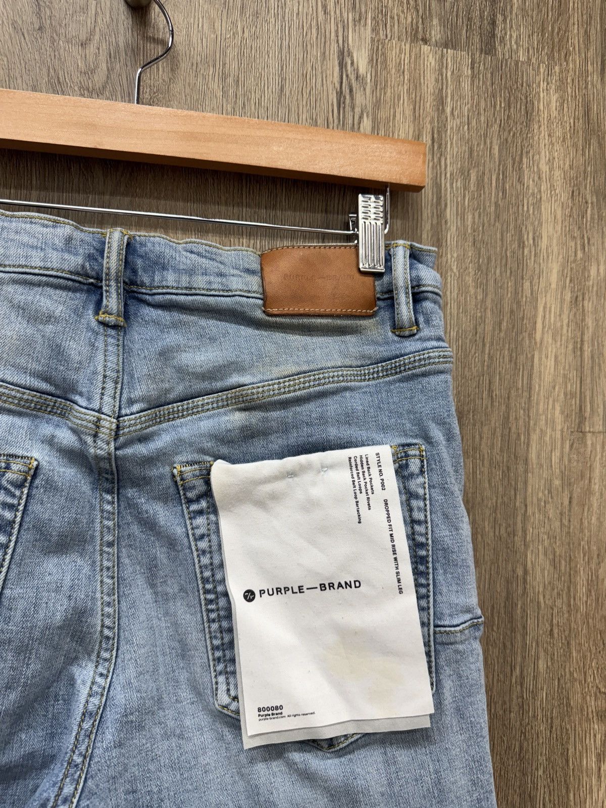 Purple Purple Brand Blue Denim Jeans Size US 32 / EU 48 - 8 Thumbnail