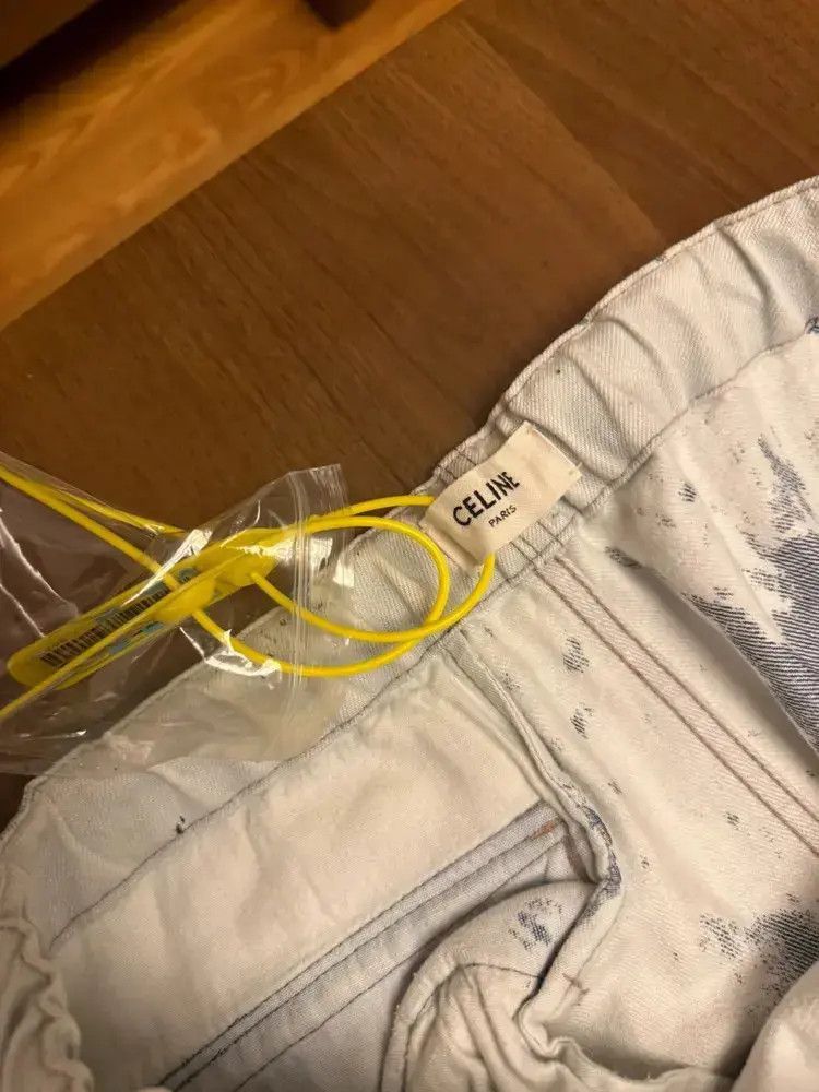 Celine Celine 21SS Splash Runway Denim Sweatpants-2505 Size US 31 - 5 Thumbnail