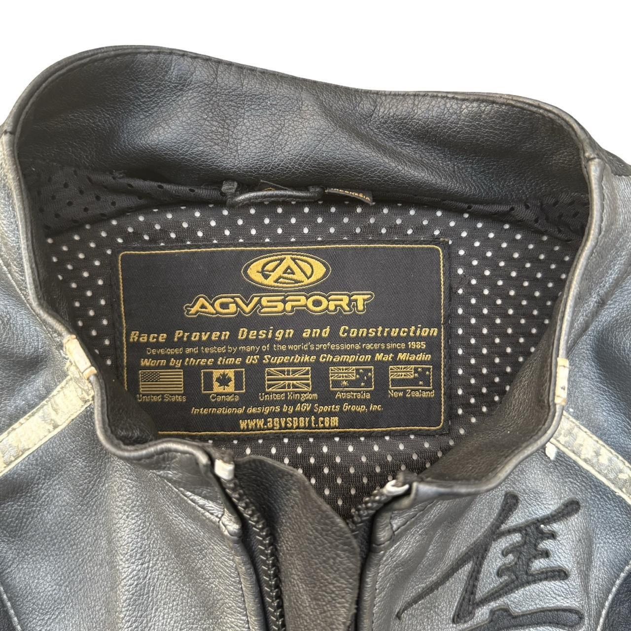 Other Vintage AGV SPORT Suzuki Hayabusa Leather Motorcycle Jacket Size US L / EU 52-54 / 3 - 3 Thumbnail