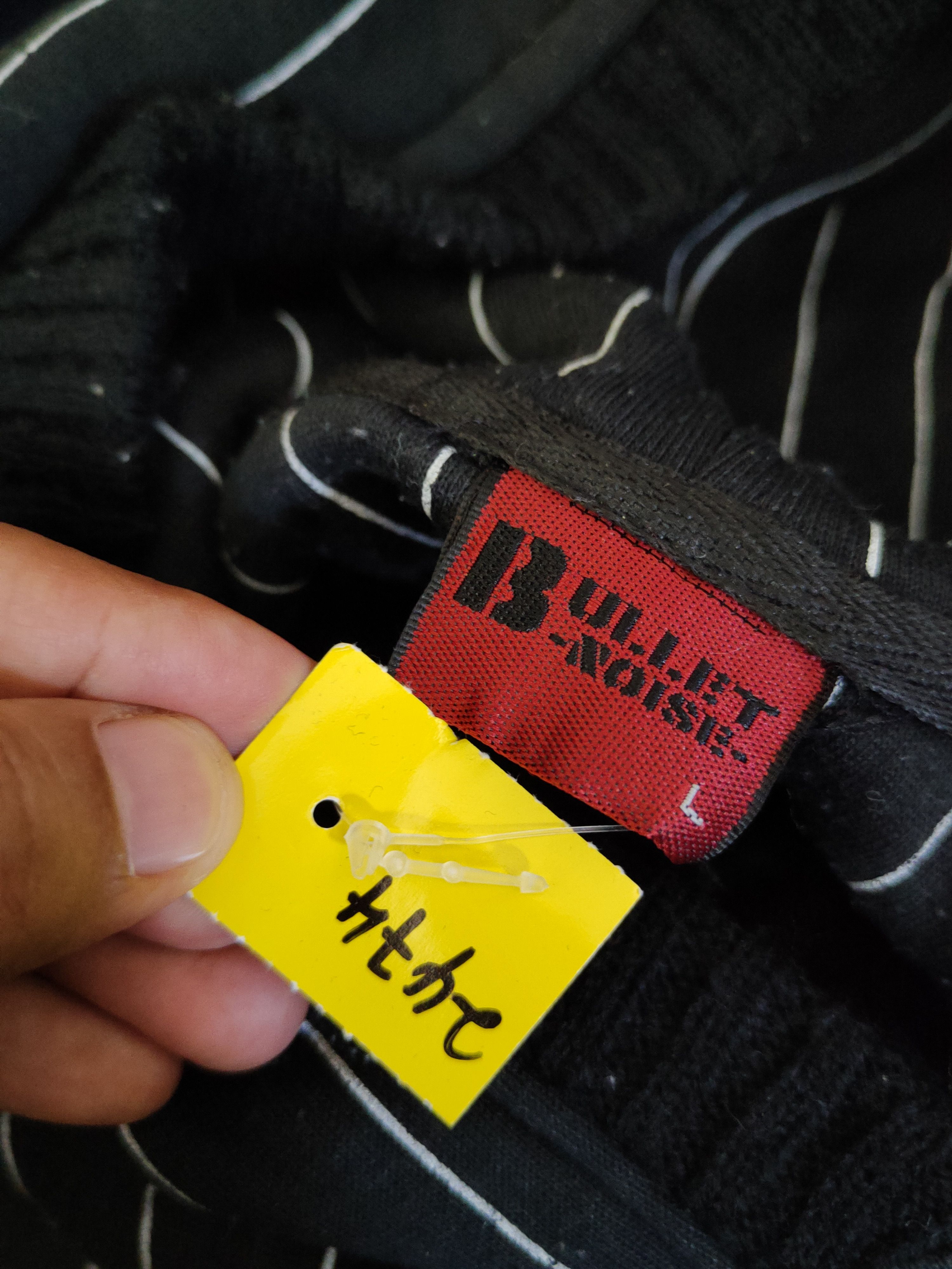 Japanese Brand DL Bullet Noise Black Hoodie Sweaters #2474 Size US L / EU 52-54 / 3 - 12 Thumbnail