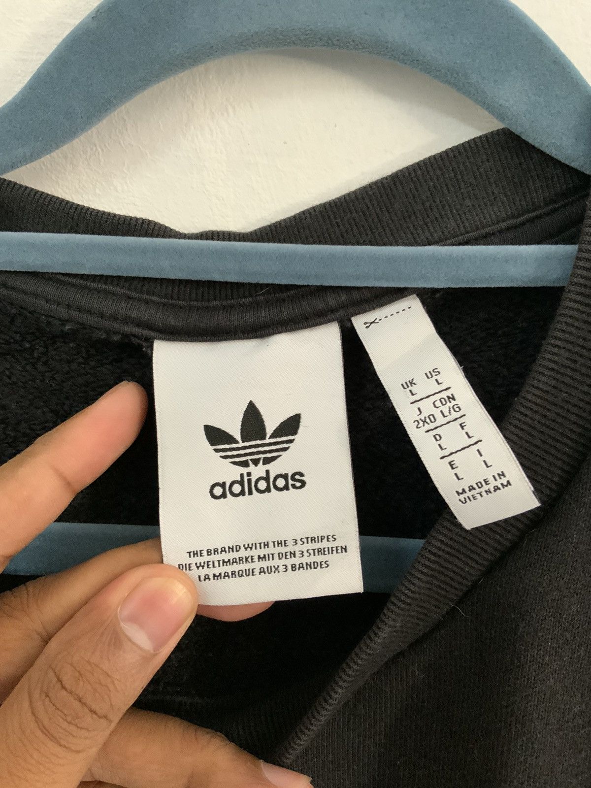 Adidas ADIDAS Big Logo Black Custom Sleeveless Size US L / EU 52-54 / 3 - 9 Thumbnail