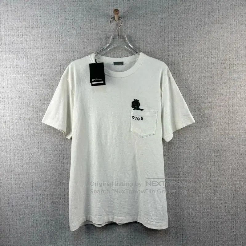 Dior Dior Men's Summer White Cotton T-Shirt . Size US L / EU 52-54 / 3 - 1 Thumbnail