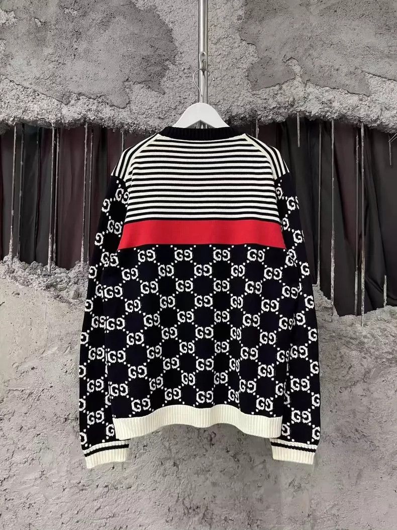 Gucci Gucci Full logo sweater Size US L / EU 52-54 / 3 - 2 Thumbnail