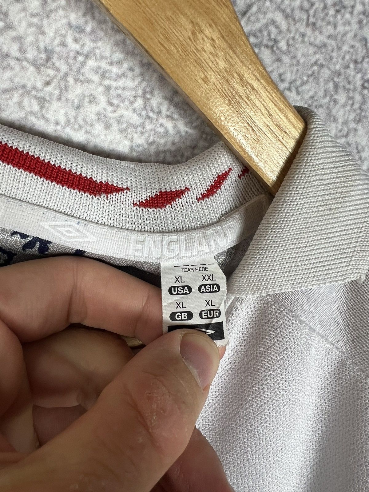 Umbro Vintage England 2005 2007 Away Umbro Soccer Jersey Kit Size US XL / EU 56 / 4 - 5 Thumbnail