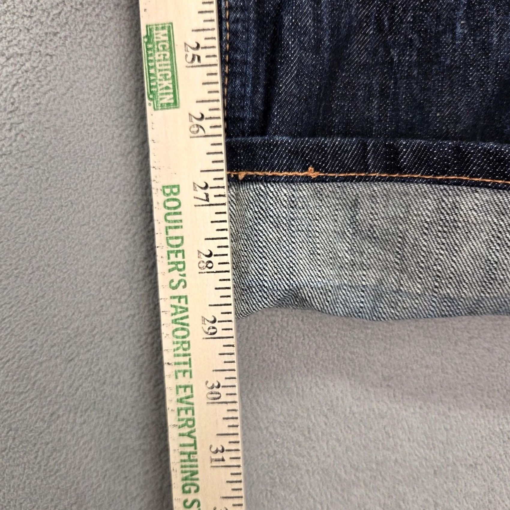 Levi's Levi's 511 Jeans Mens Dark Wash Slim Raw Selvedge Denim 28x30 Size US 28 / EU 44 - 5 Thumbnail