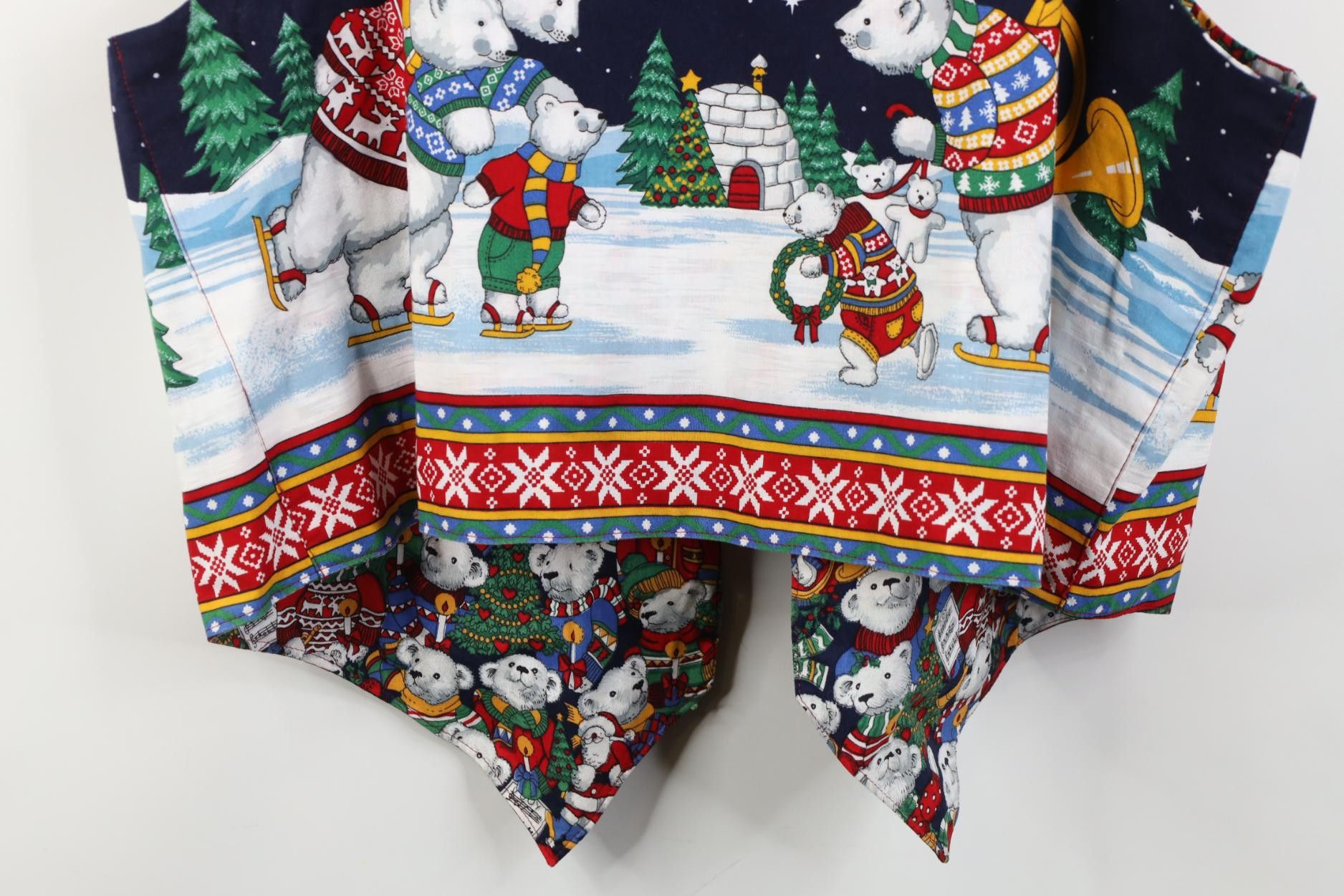 Vintage Vintage 90s Streetwear Reversible Christmas Vest Jacket Size XL / US 12-14 / IT 48-50 - 13 Thumbnail