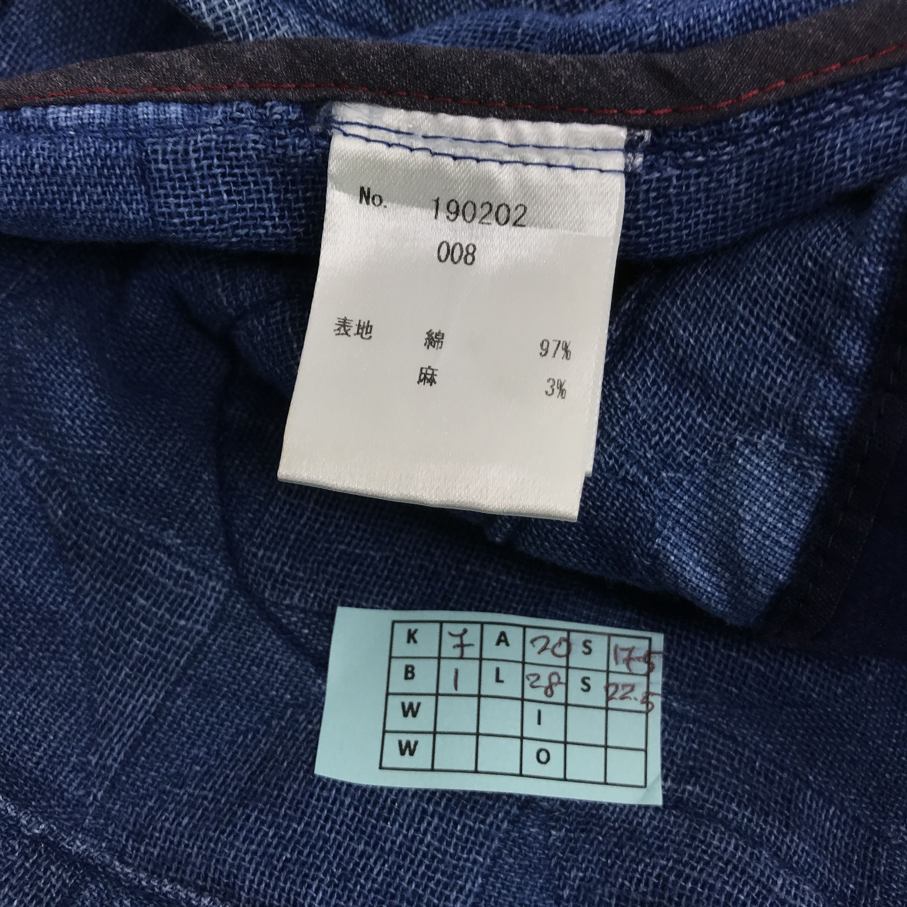Indigo × Japanese Brand G STAGE INDIGO COTTON BLAZER JACKET Size US M / EU 48-50 / 2 - 10 Thumbnail
