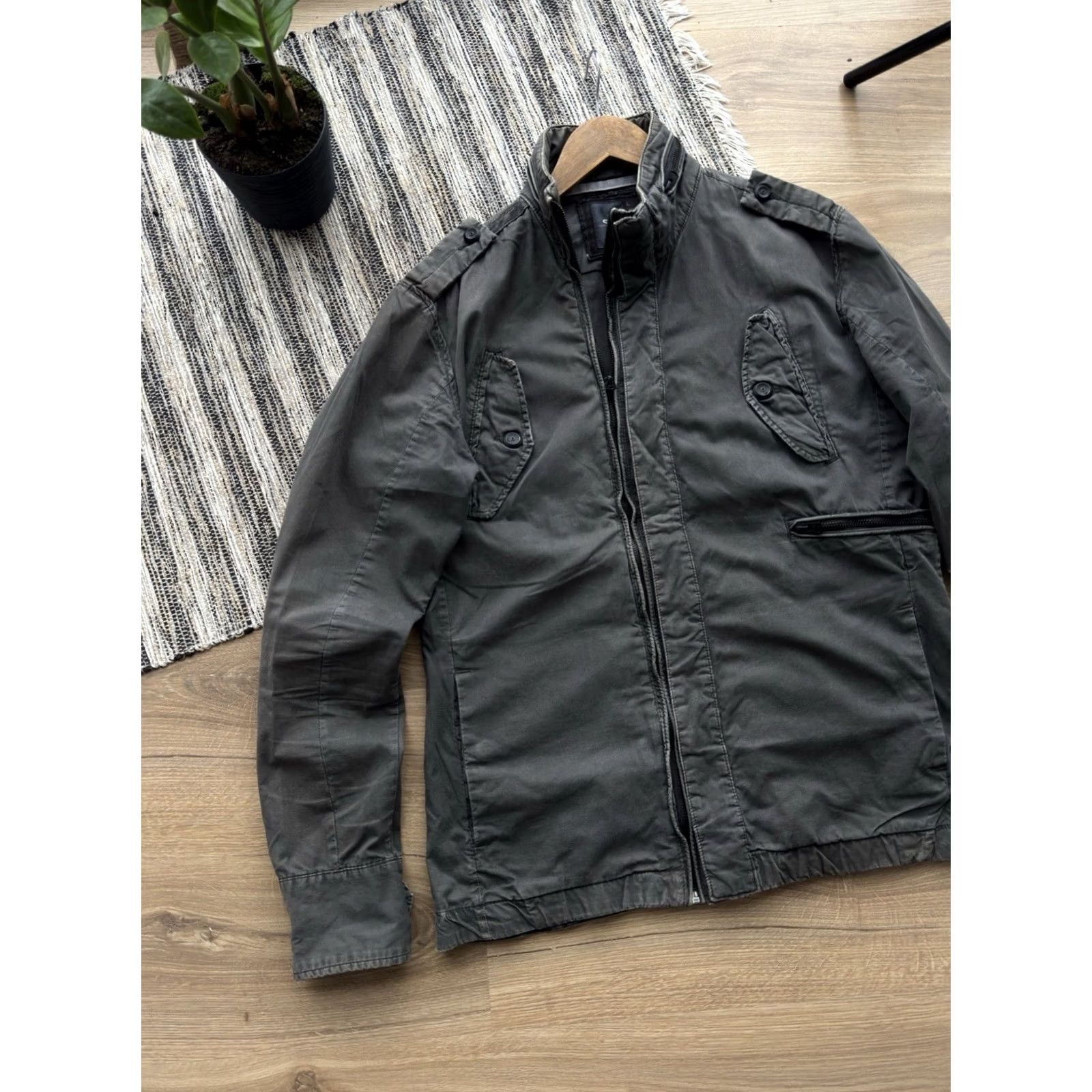 Vintage VINTAGE G Star Raw Military Jacket Shirt Men L Military Gray 90s City Outdoor Casual Workwear Zip Pocket Size US L / EU 52-54 / 3 - 4 Thumbnail