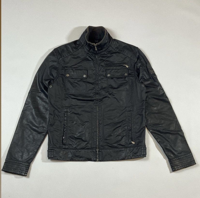 Belstaff Belstaff Vintage faux leather Biker jacket Size US XL / EU 56 / 4 - 4 Thumbnail