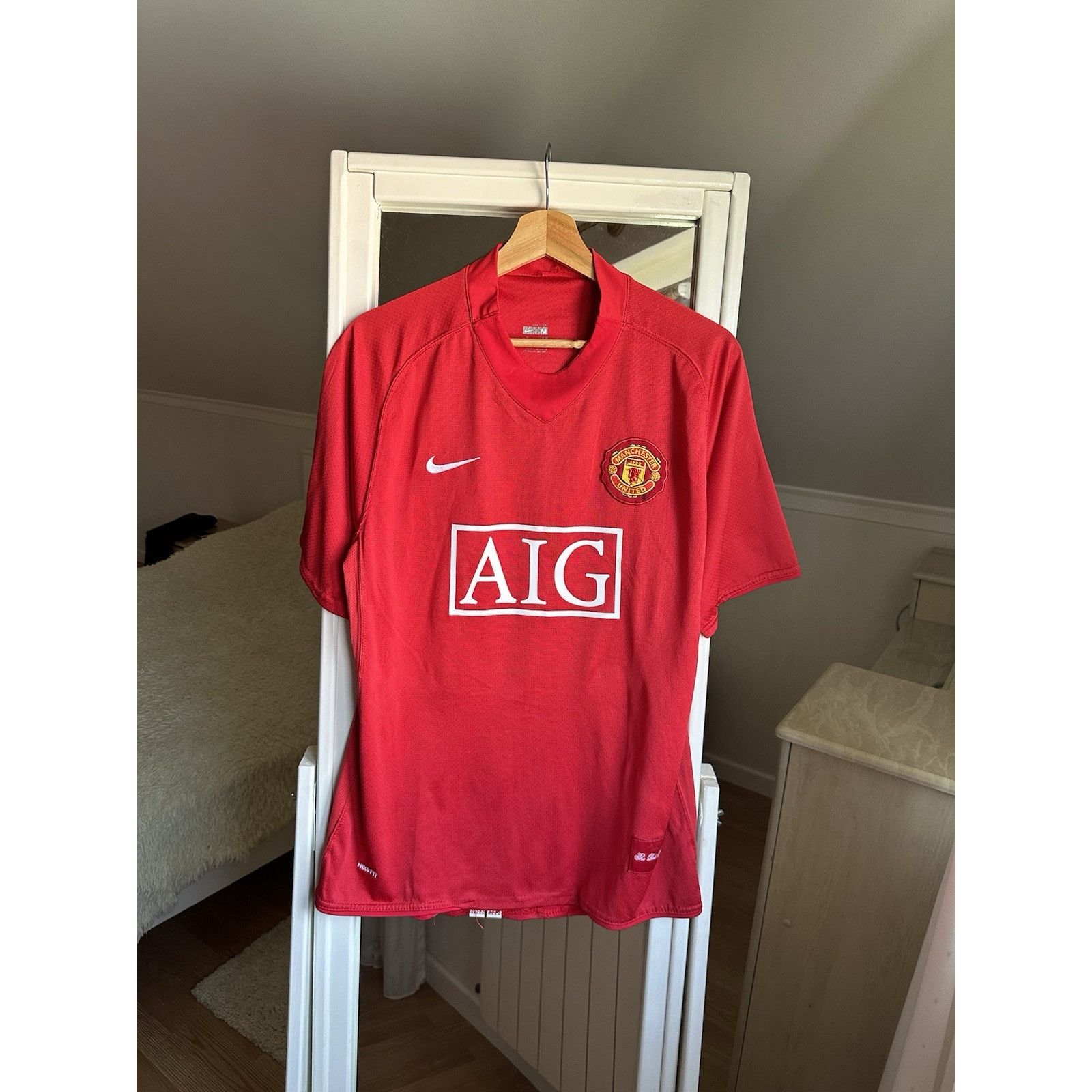 Nike MANCHESTER UNITED ROONEY 2007 2009 HOME SHIRT JERSEY NIKE Size US M / EU 48-50 / 2 - 6 Thumbnail