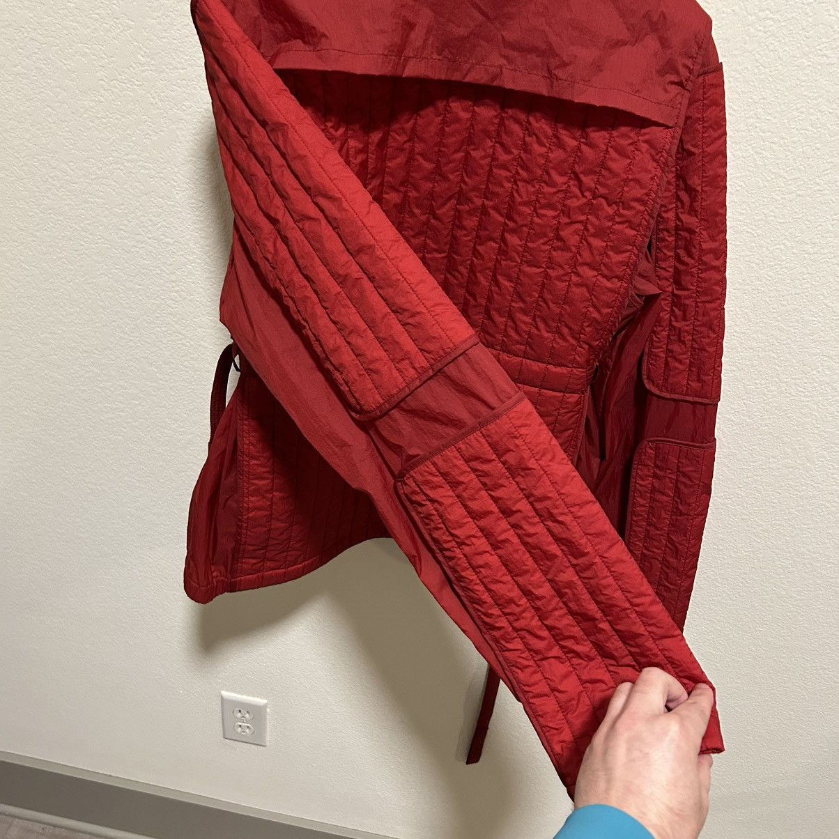 Craig Green RARE $1140 RRP Craig Green Red Quilted Worker Jacket Size US M / EU 48-50 / 2 - 6 Thumbnail