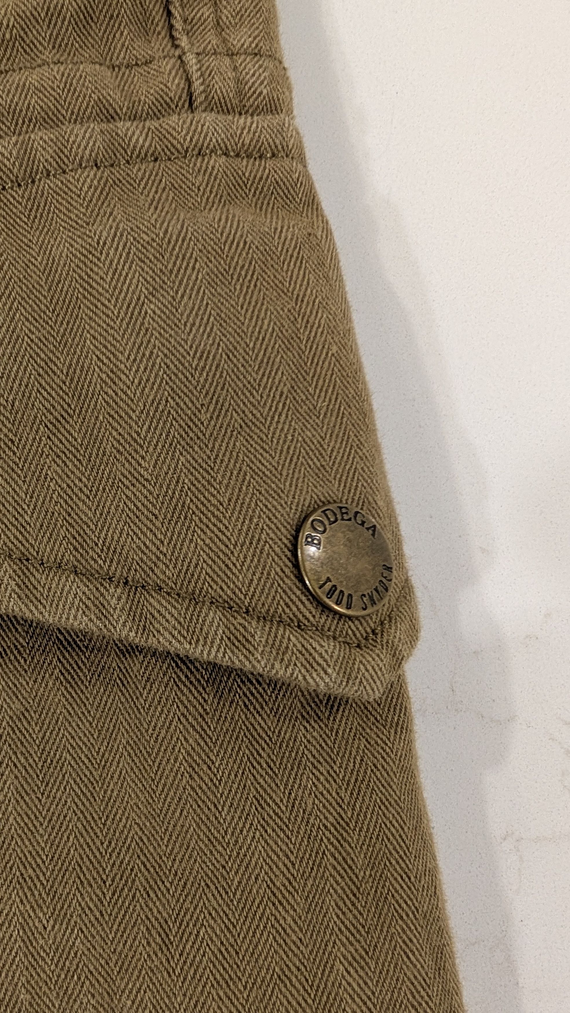 Bodega × Todd Snyder Todd Snyder X Bodega Cargo Pants Japanese Herringbone Size US 29 - 3 Thumbnail