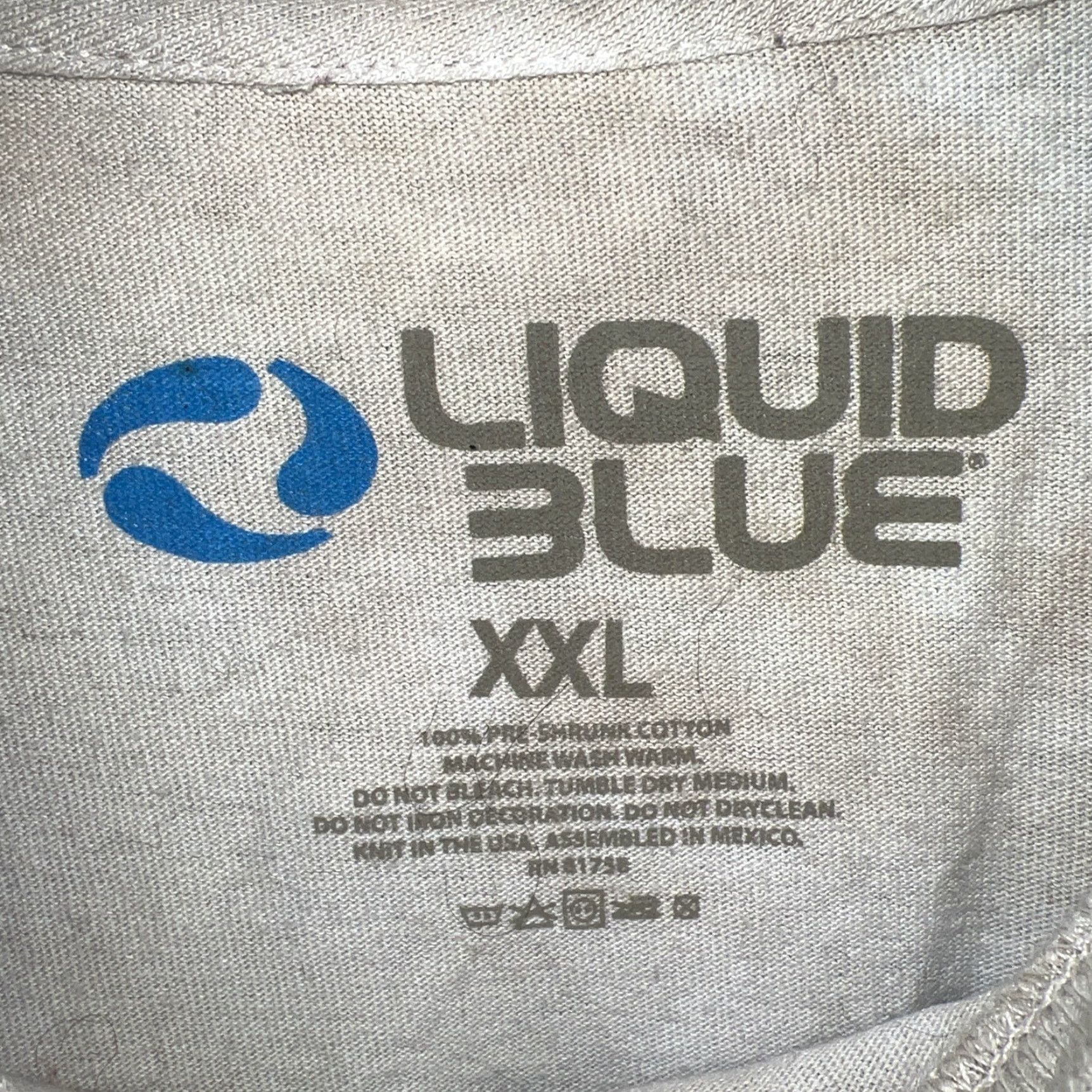 Liquid Blue VINTAGE 2014 Liquid Blue Angels Graphic Baseball T-Shirt Mens 3XL Beige Size US XXL / EU 58 / 5 - 2 Thumbnail
