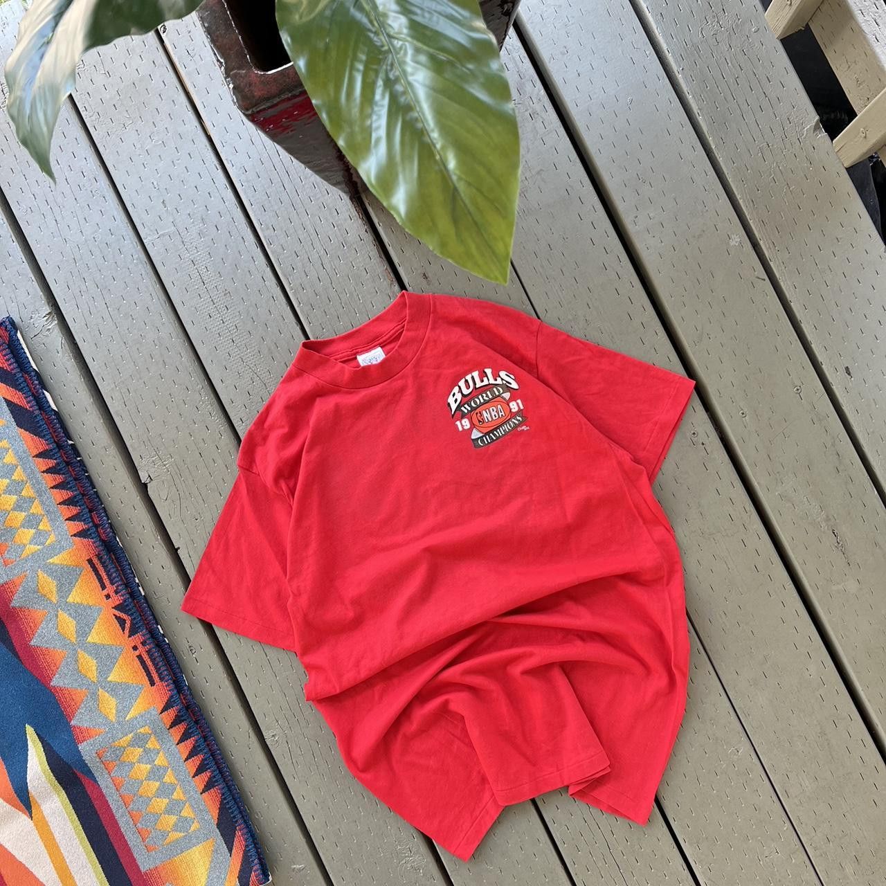 NBA × Vintage Chicago Bulls Vintage T Shirt Size US XL / EU 56 / 4 - 2 Thumbnail