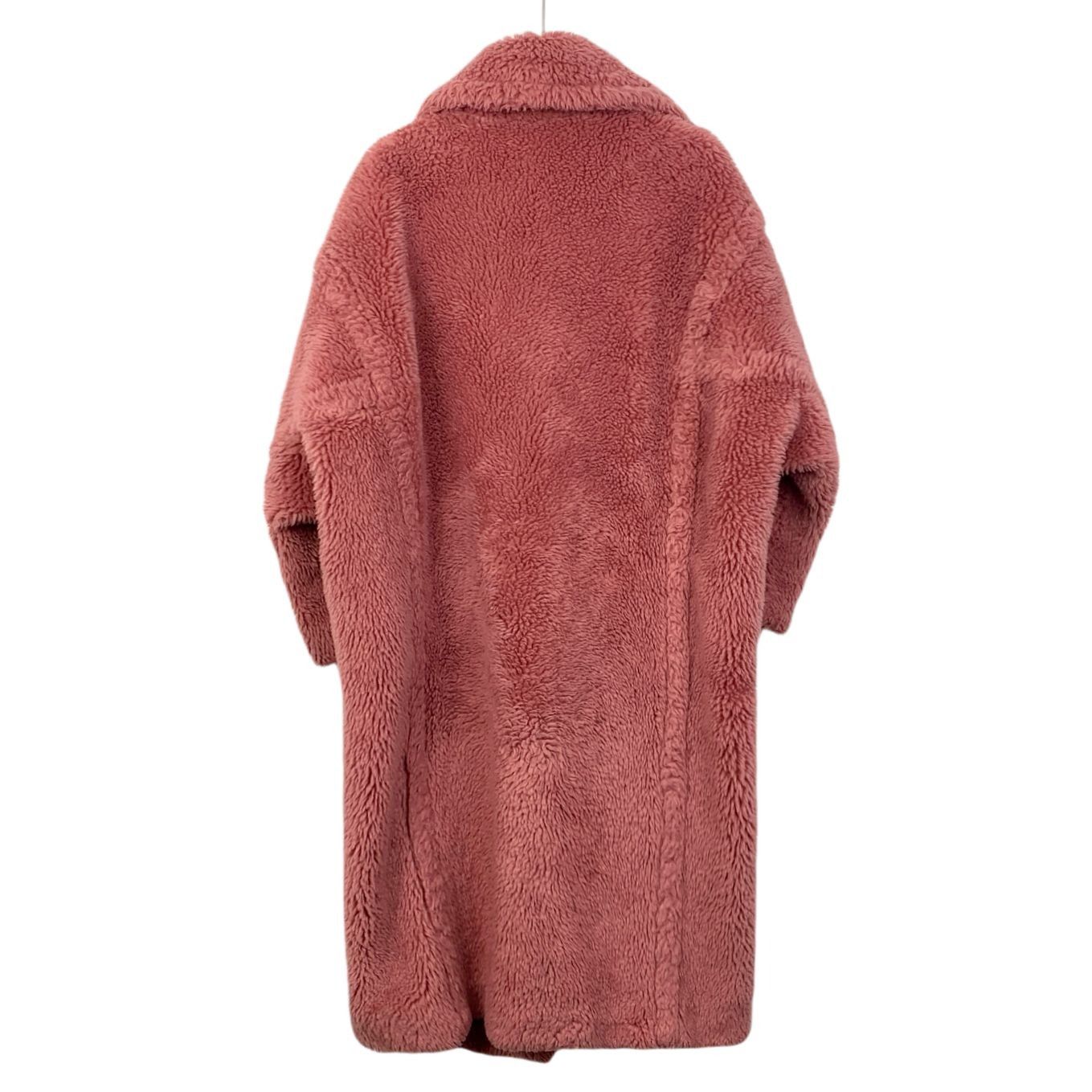 Max Mara MaxMara Teddy Collection Pink Teddy Wool Double-Breasted Coa Size M / US 6-8 / IT 42-44 - 7 Thumbnail