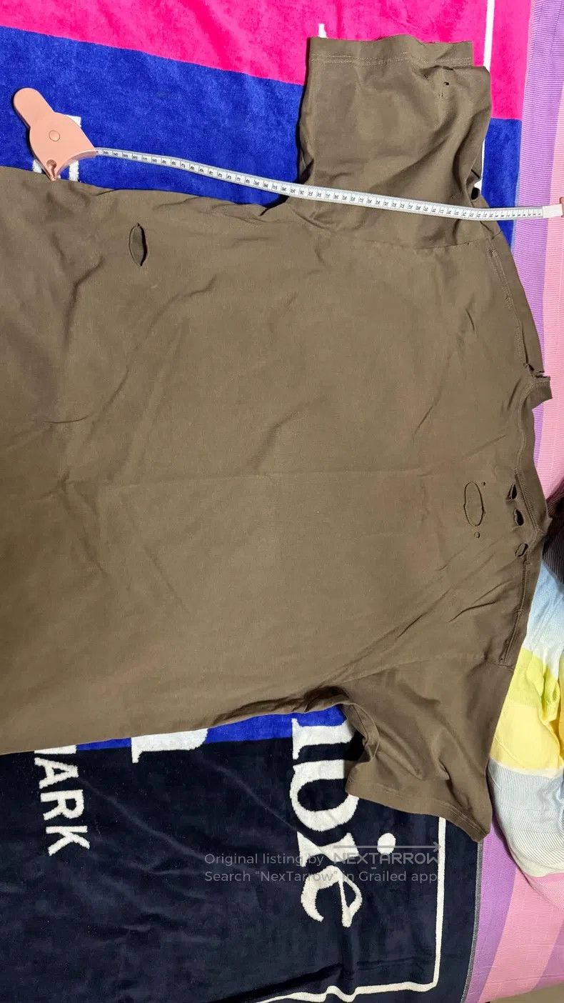 Balenciaga Balenciaga Ripped Logo Printed Short Sleeve T-Shirt Size US XS / EU 42 / 0 - 4 Thumbnail