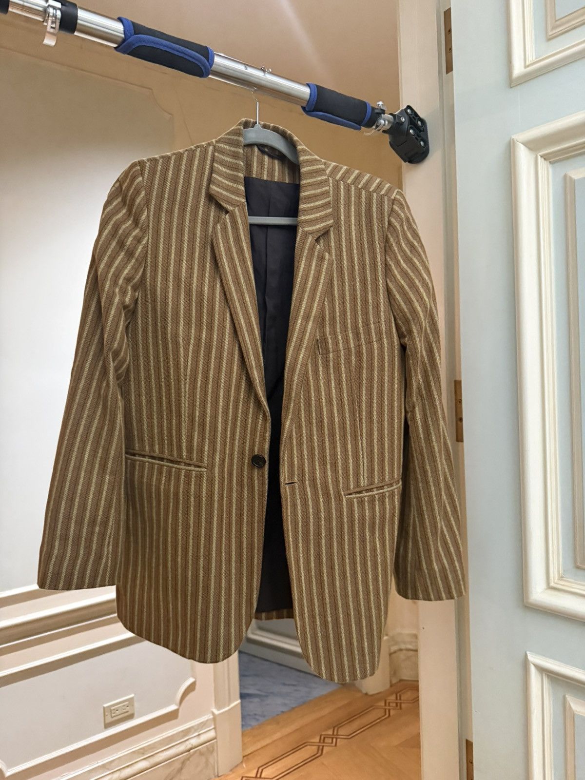 Ann Demeulemeester Tan Rini Blazer Size 48S - 6 Thumbnail