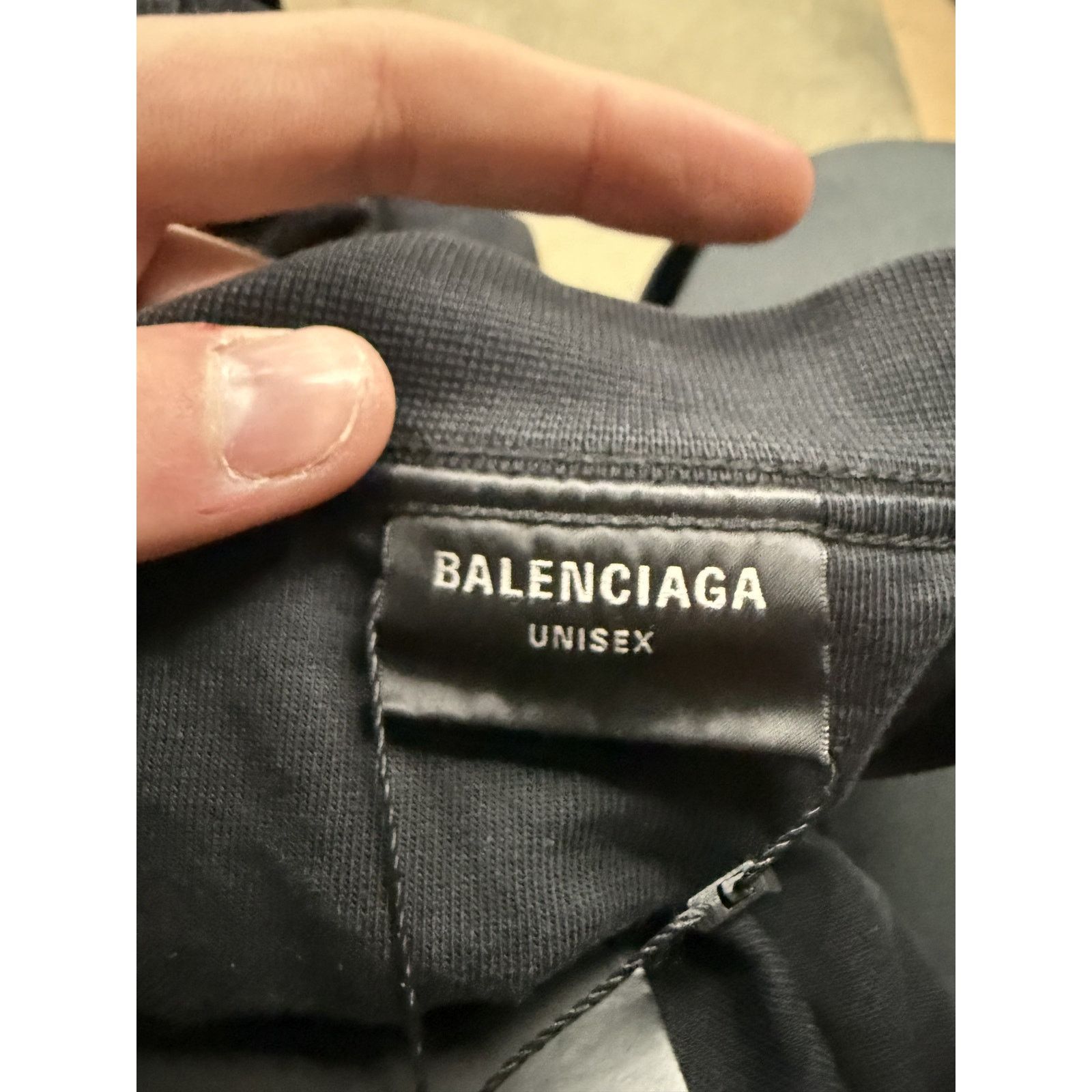 Balenciaga Balenciaga Inside Out Tee Black Used 4 (XL) Size US XL / EU 56 / 4 - 10 Thumbnail
