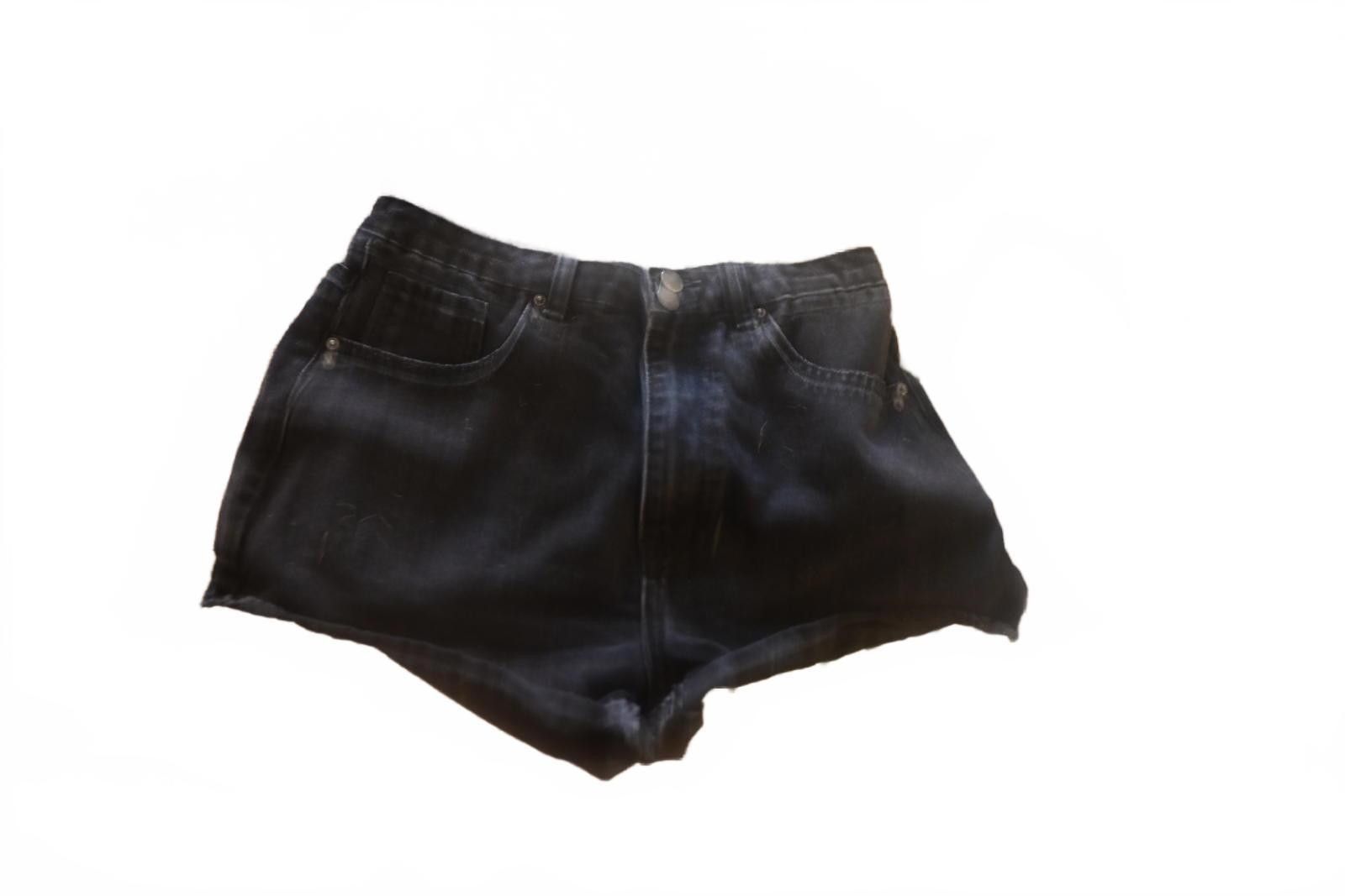 Shein Medium SHEIN Classic Black Denim Shorts Size 32" / US 10 / IT 46 - 1 Thumbnail