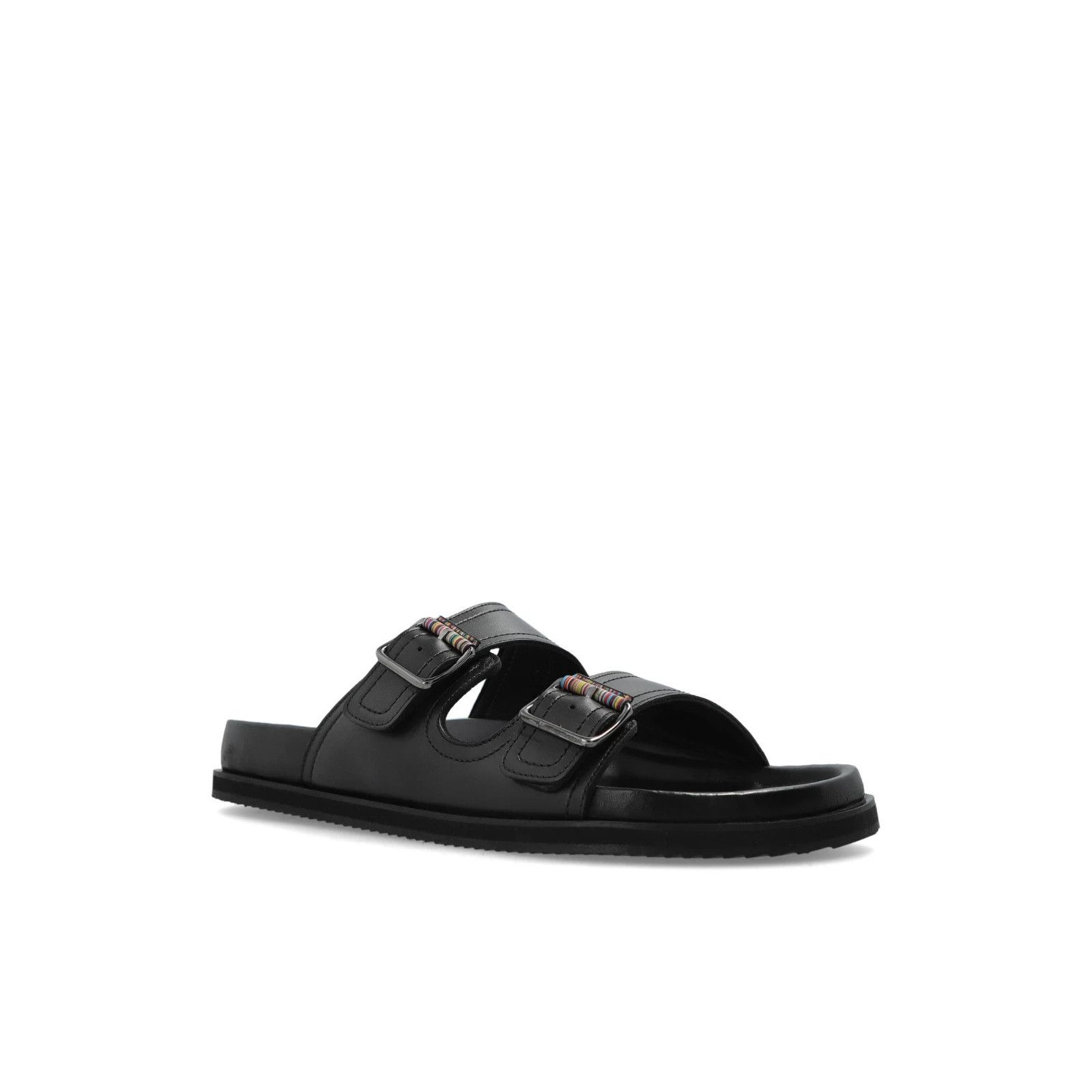 Paul Smith PAUL SMITH Malfa Black Leather Slides New & Authentic (Men's Size US 12 / EU 45 - 2 Thumbnail
