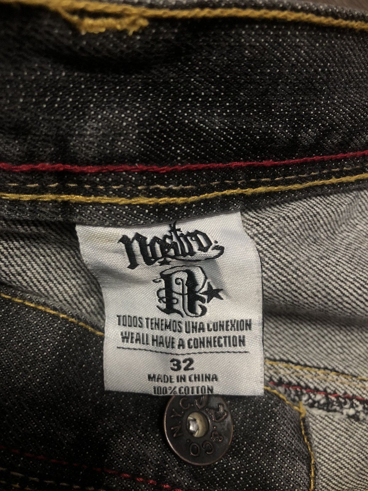 Designer × If Six Was Nine × Japanese Brand Nostro Baggy Jeans Size US 32 / EU 48 - 21 Thumbnail