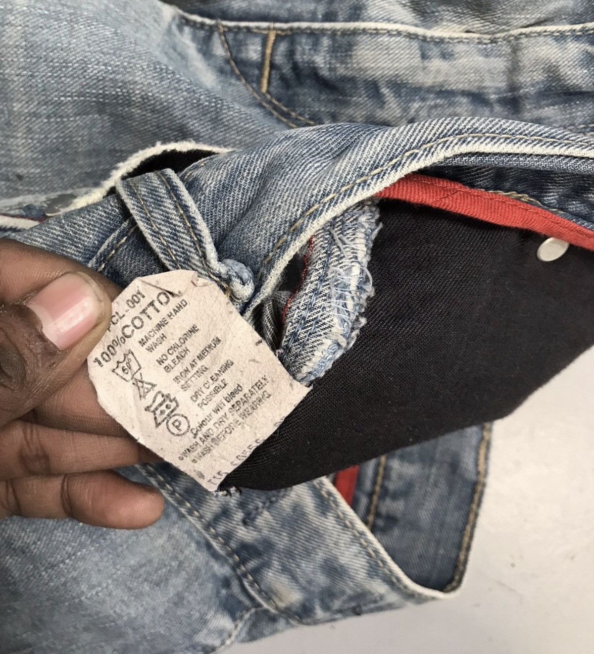 Levi's Vintage Levi’s engineer jeans denim Size US 34 / EU 50 - 7 Thumbnail