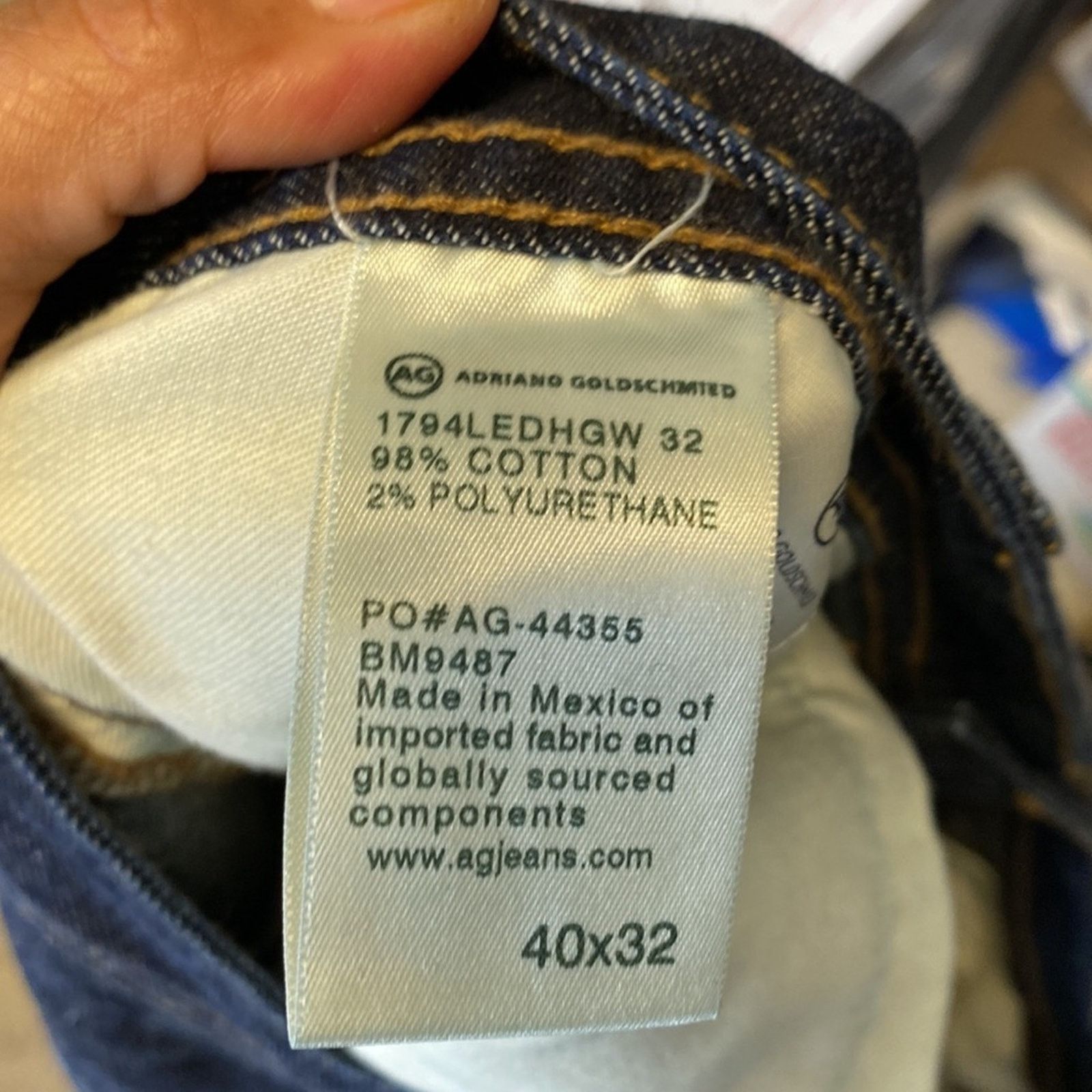 AG Adriano Goldschmied AG Adriano Goldschmeid the Everett slim straight jean sz 40 Size US 40 / EU 56 - 10 Thumbnail