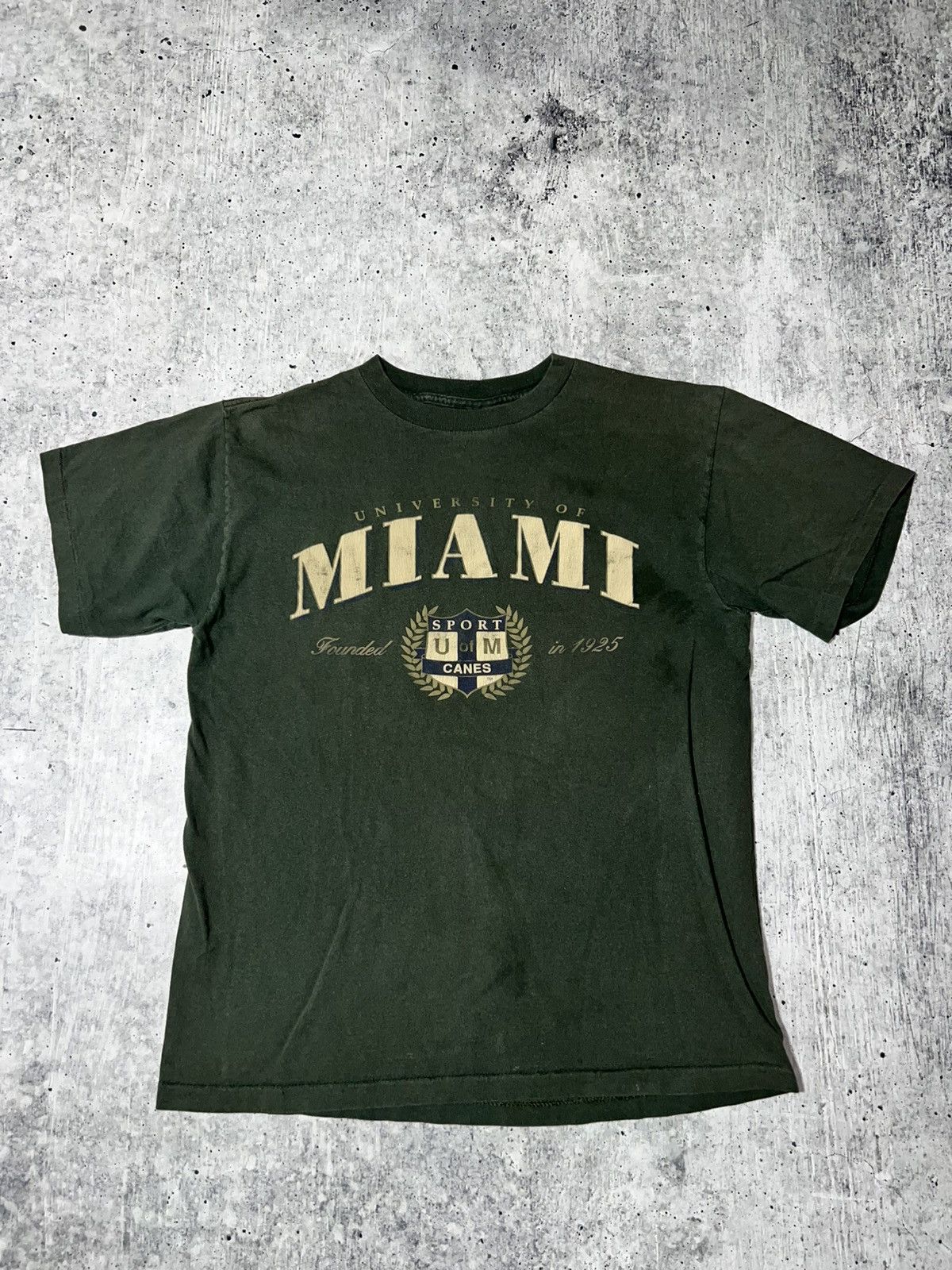 Vintage Vintage 90s Made In USA Miami University Tee Size US L / EU 52-54 / 3 - 1 Thumbnail