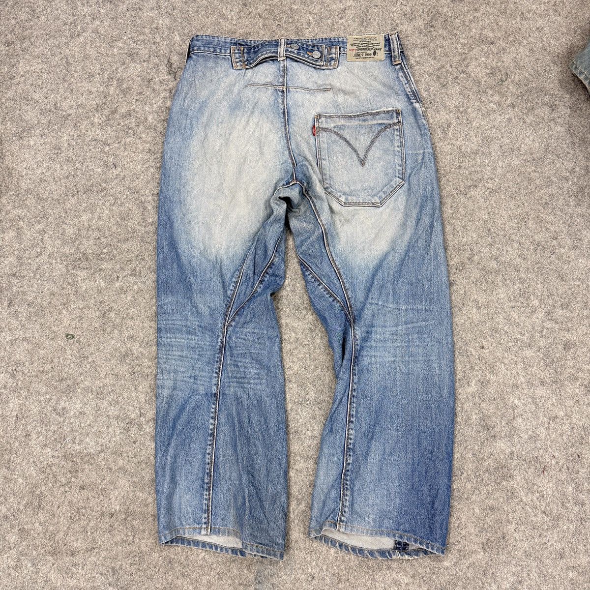 Levi's Vintage Levis Engineered buckle belt jeans Size US 34 / EU 50 - 2 Thumbnail
