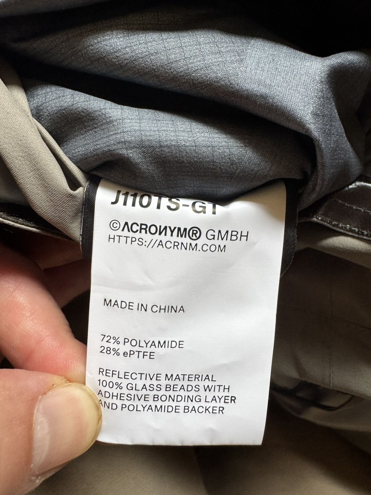 Acronym J110TS-GT 3L Gore-Tex Pro Tec Sys Jacket (alpha green) Size US S / EU 44-46 / 1 - 11 Thumbnail