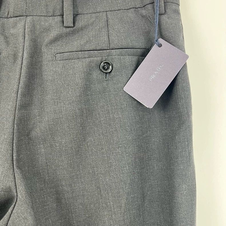 Prada Prada Black and gray suit wide-leg trousers 2505-Nextarrow Size US 26 / EU 42 - 6 Thumbnail