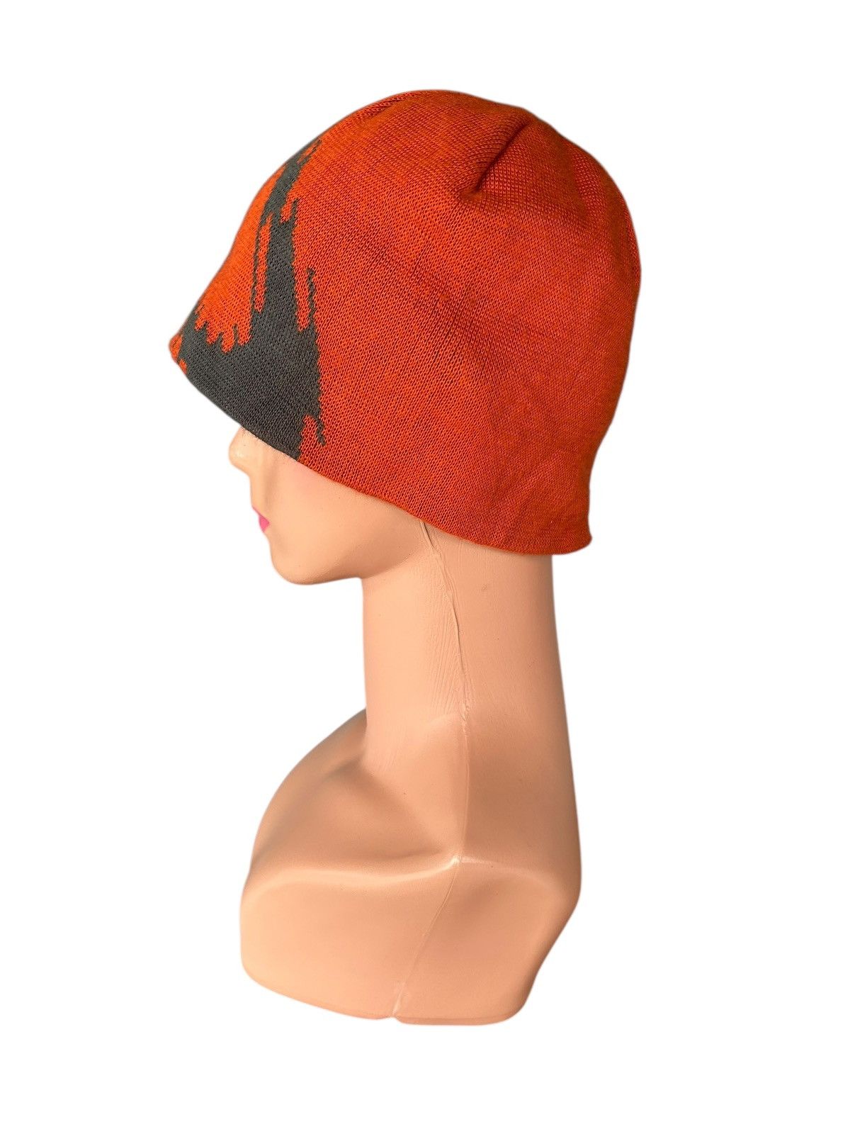 Oakley Vintage Oakley Big Logo Rare Orange Beanie Hats Size ONE SIZE - 4 Thumbnail
