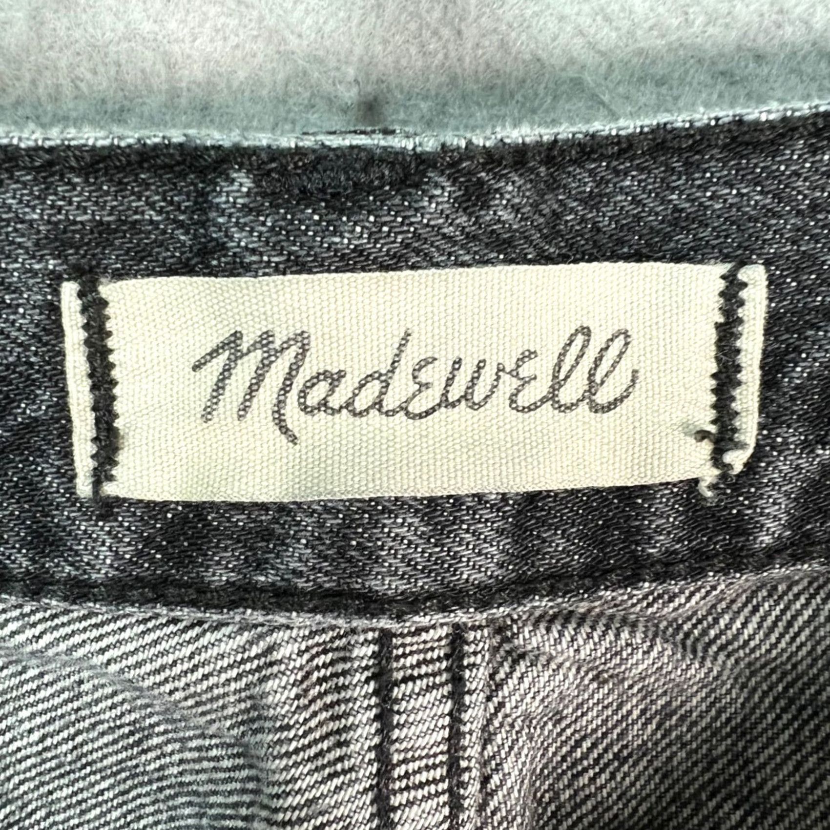 Madewell Madewell Jeans Vintage Distressed 5-Pocket High Rise Regular 28 Black Womens Jeans 90s Theme Size 28" / US 6 / IT 42 - 3 Thumbnail