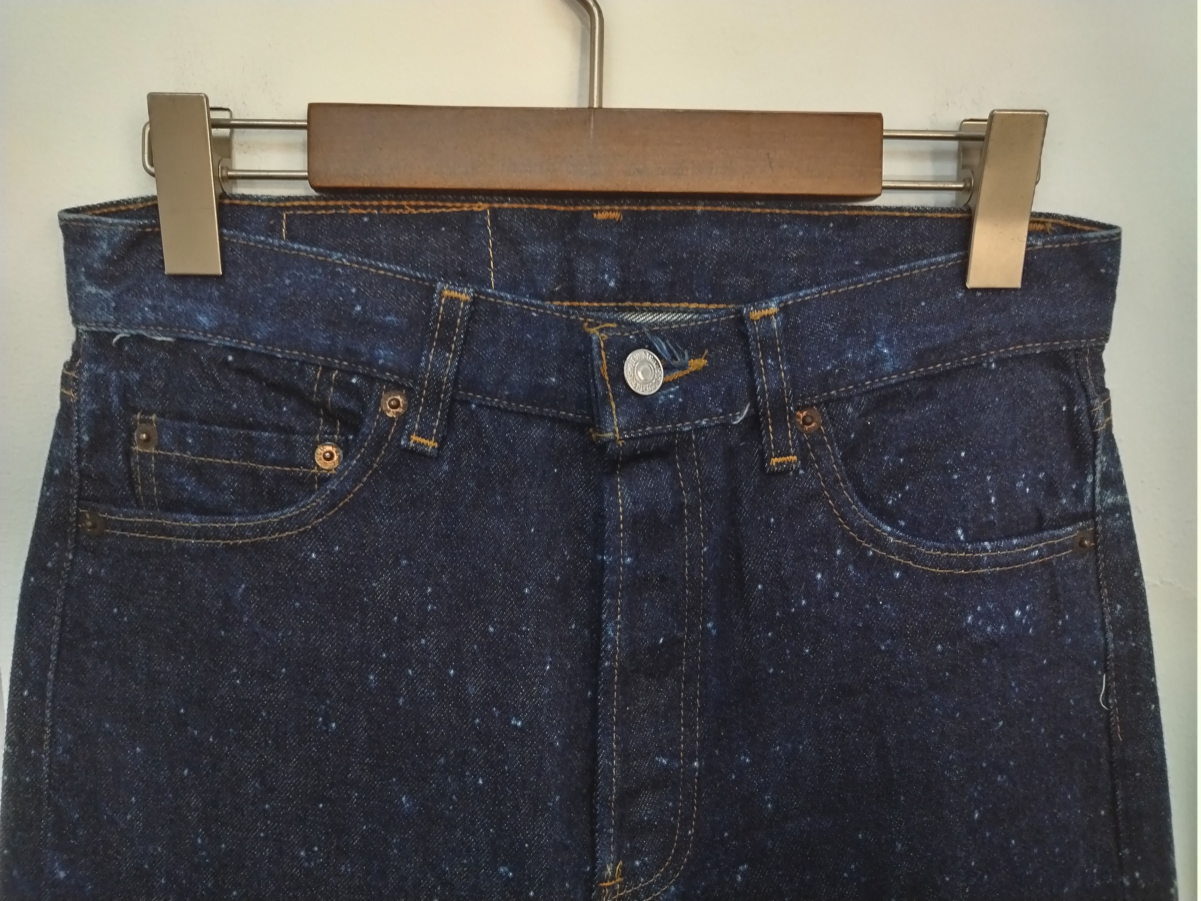 Levi's 🔥AUTHENTIC SNOW WASH NOS VTG LEVIS 501 INDIGO DENIM Size US 32 / EU 48 - 5 Thumbnail