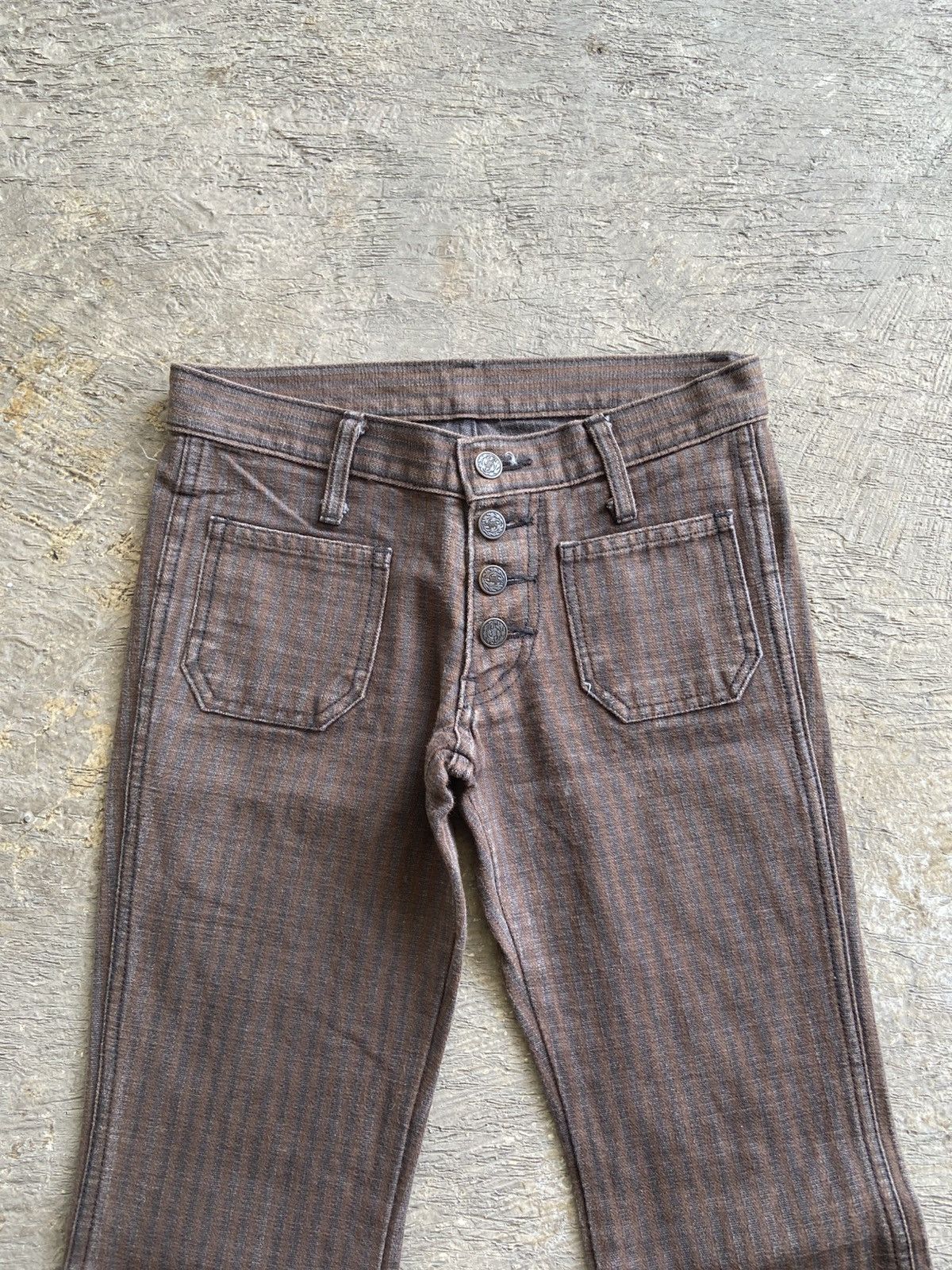 Le Grande Bleu (L.G.B.) 2000s Dee Dee - Vkei LGB Style Crazy Flared Pants Size US 27 - 3 Thumbnail