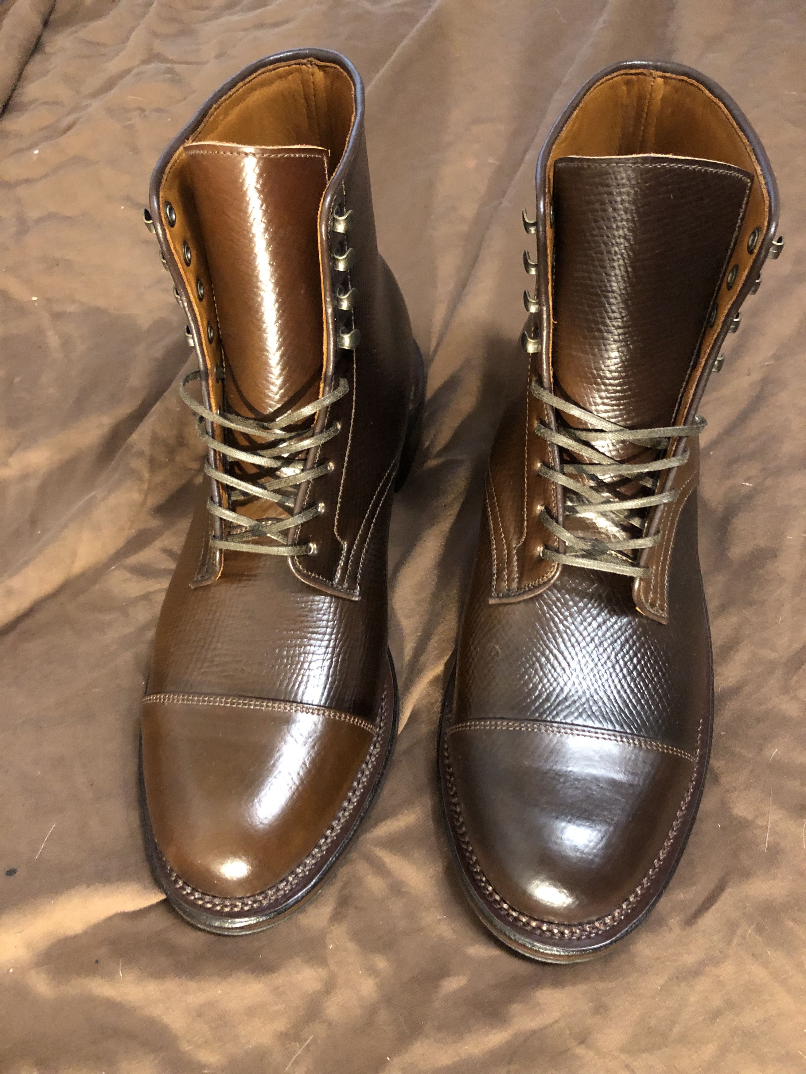 Viberg Armagnac shell cordovan, Halkett Boot, 7E Size US 7 / EU 40 - 3 Thumbnail