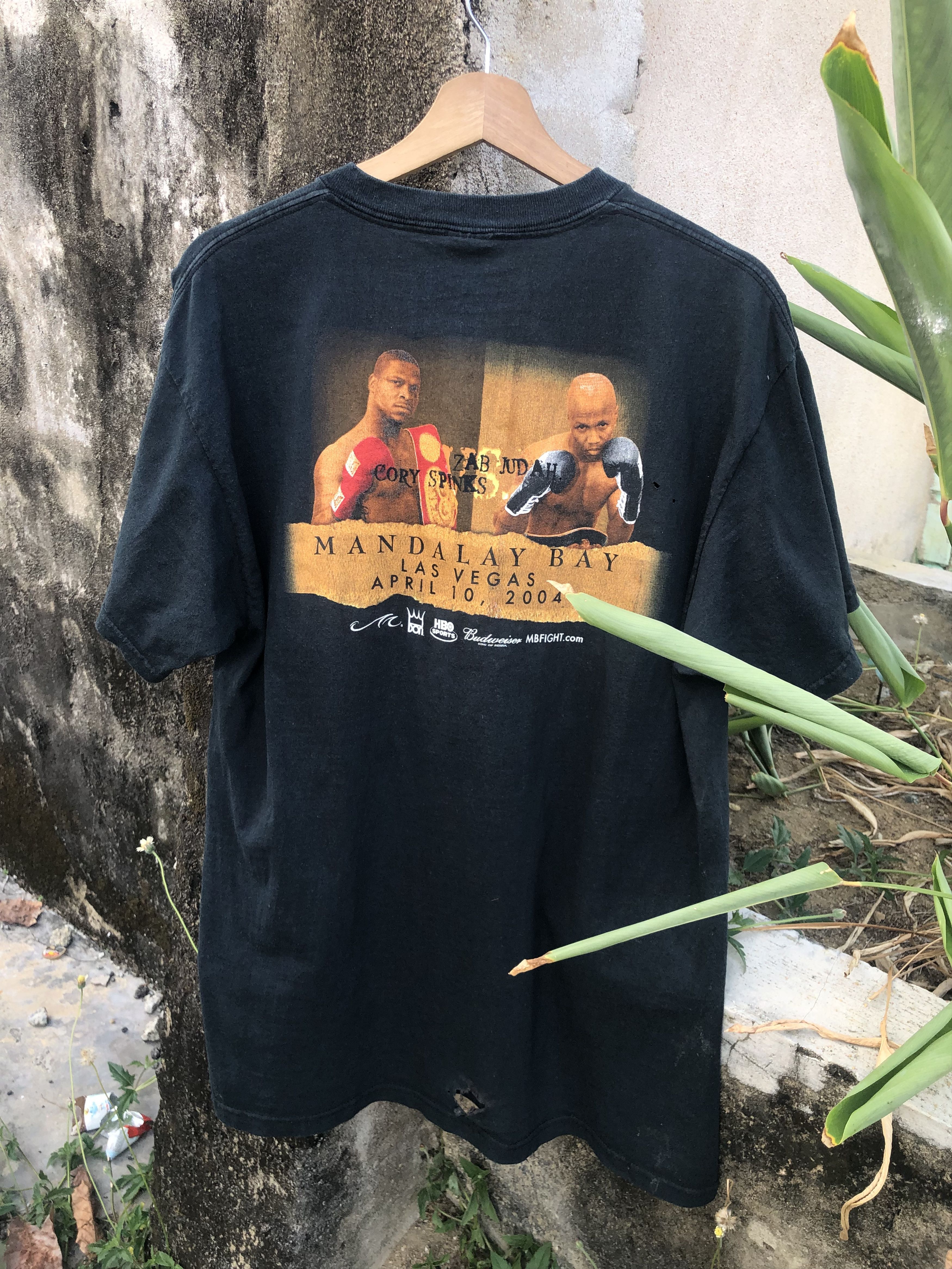 Vintage 2004 Vintage Lamon Brewster Boxing Championship Match Tee Size US L / EU 52-54 / 3 - 2 Thumbnail