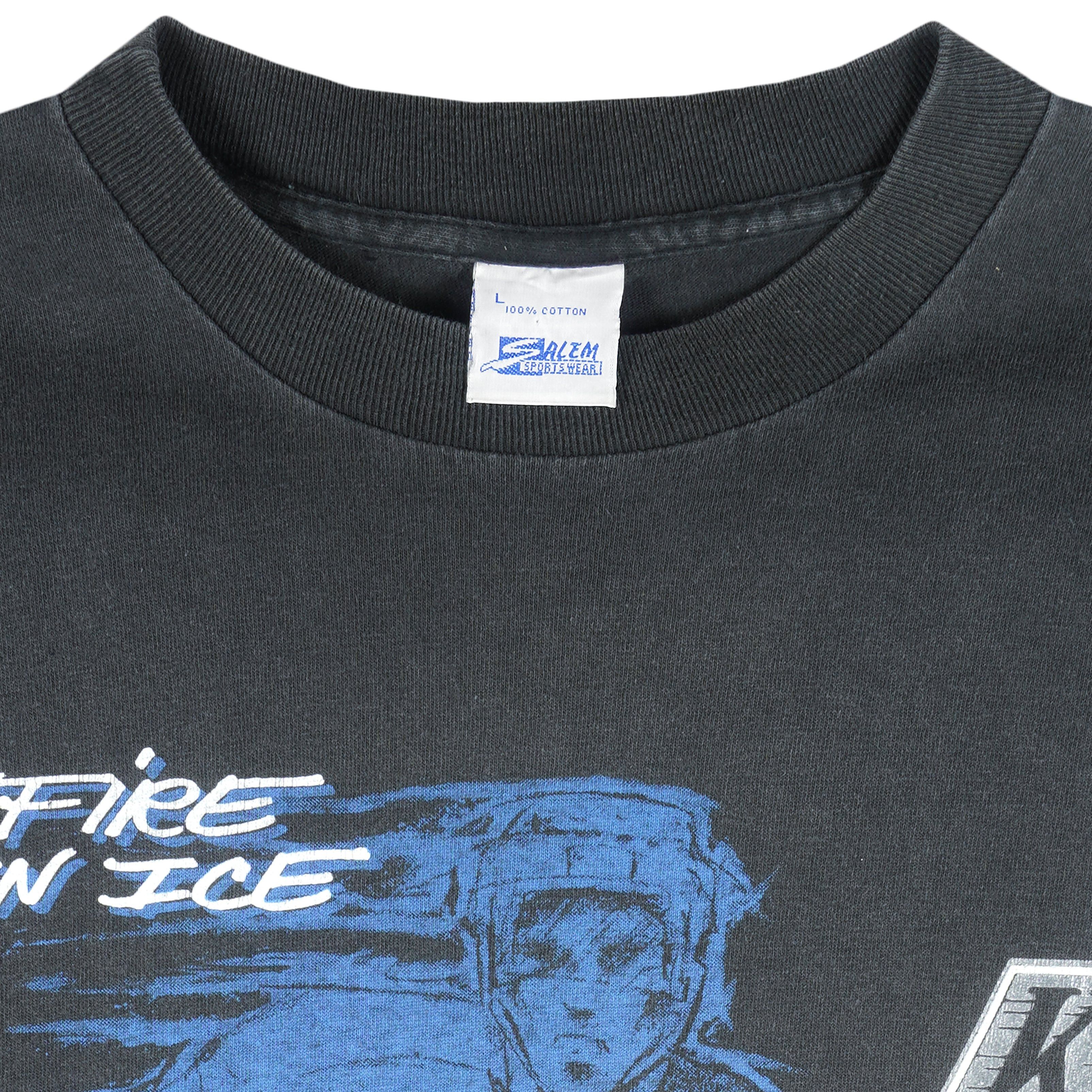 Salem Sportswear NHL - Los Angeles Kings Fire On Ice T-Shirt 1990 Size US L / EU 52-54 / 3 - 4 Thumbnail