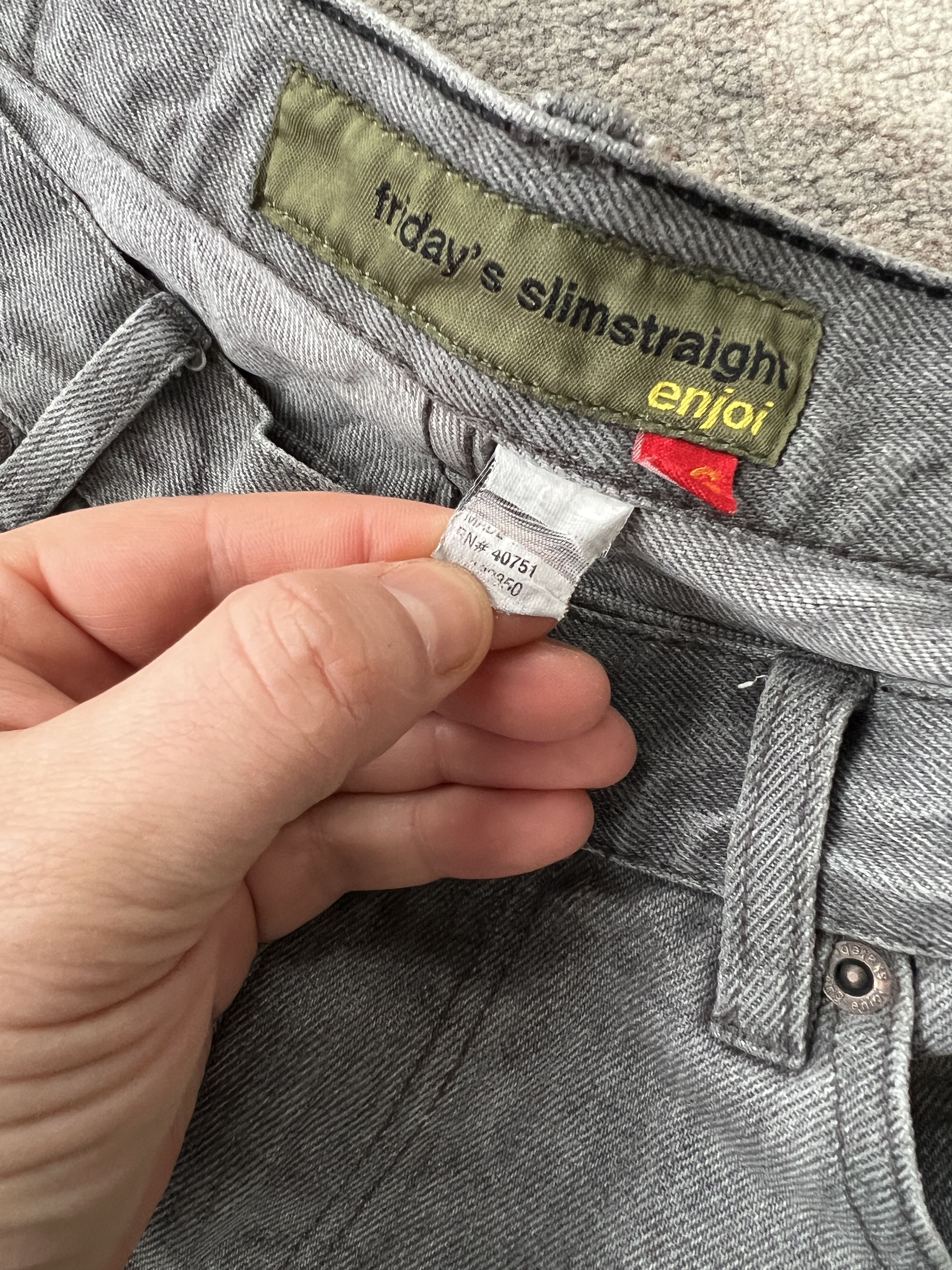 Enjoi Enjoi Friday's Slimstraight Denim Pants Size US 36 / EU 52 - 8 Thumbnail