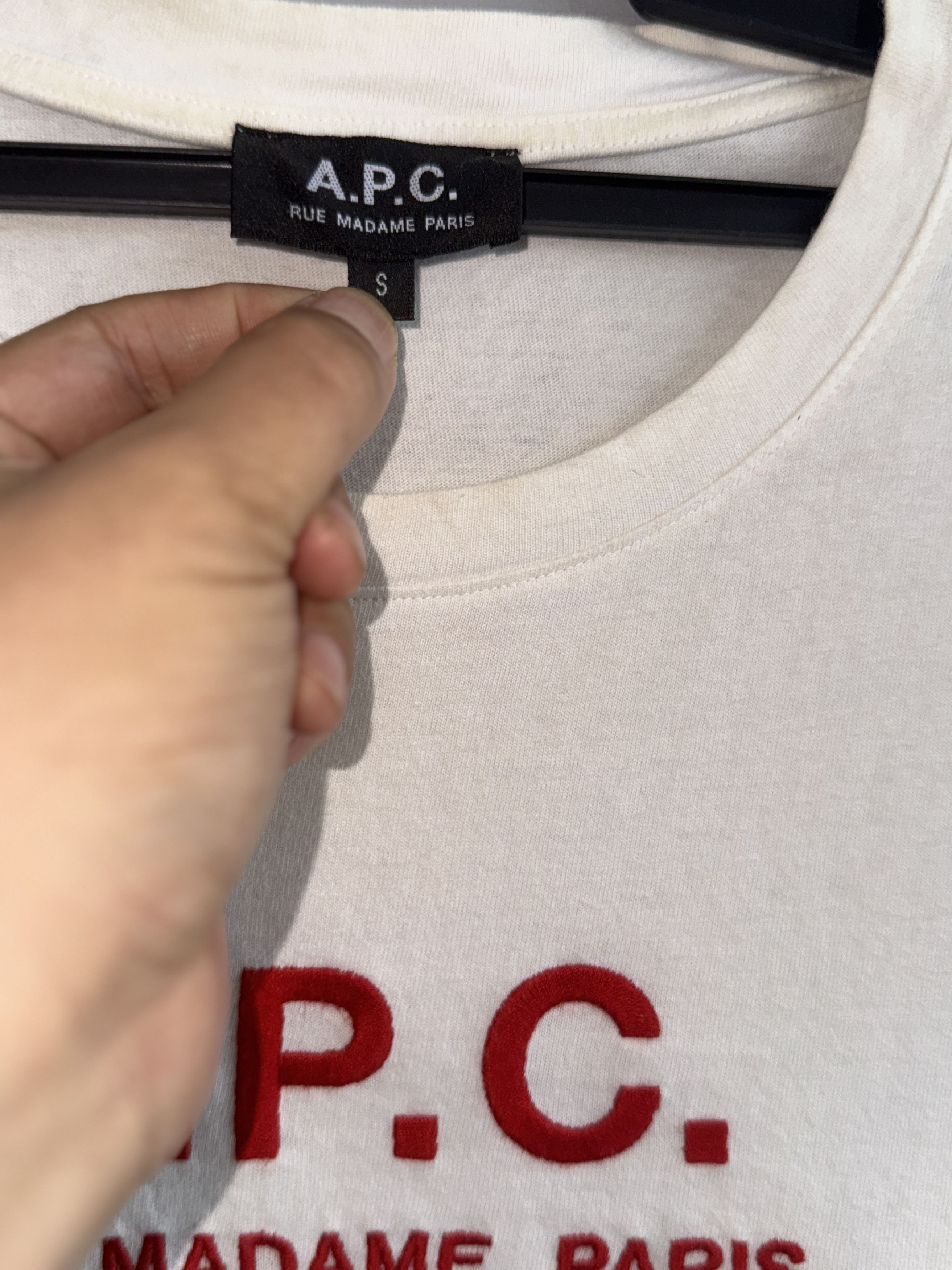 A.P.C. APC Spellout Shirt Size S / US 4 / IT 40 - 4 Thumbnail