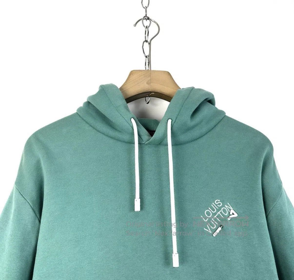 Louis Vuitton Green Oversized Hoodie with Front Pocket. Size US XL / EU 56 / 4 - 3 Thumbnail