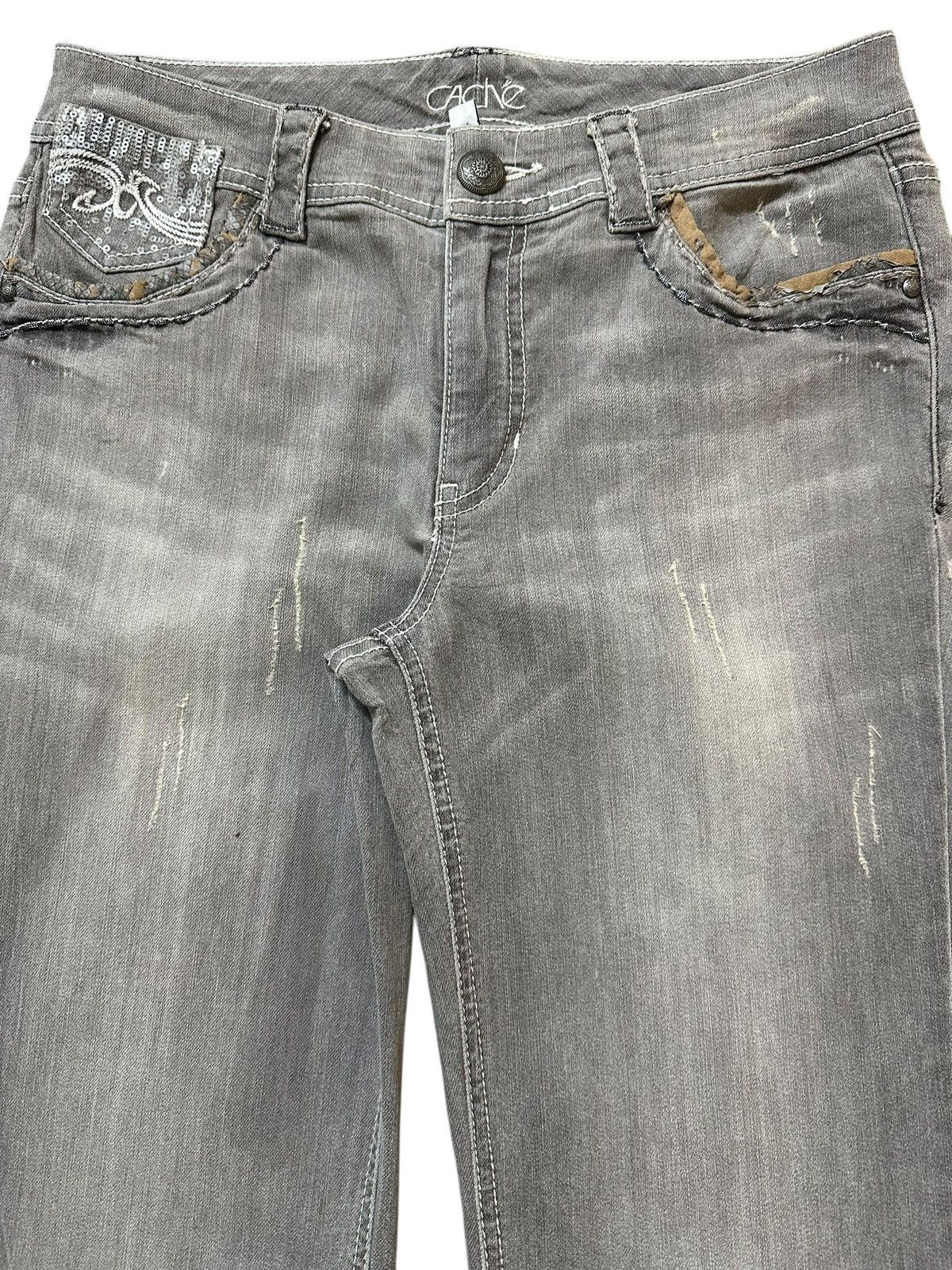 Japanese Brand Vintage Japanese Brand Light Faded Wash Style Flared Jeans Size US 30 / EU 46 - 4 Thumbnail