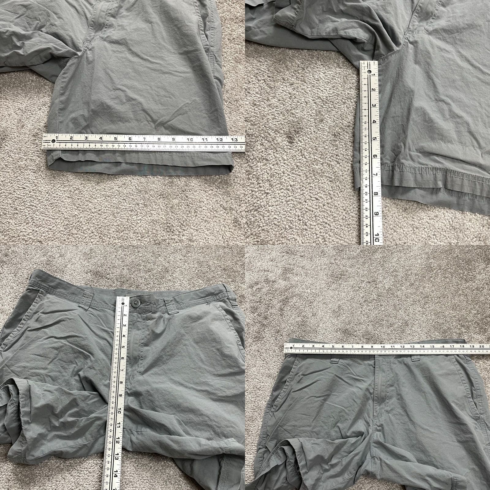 Vintage VINTAGE Columbia Men’s Chino Shorts Casual Outdoor 36x7.5 Gray Cotton Flat Front Size US 36 / EU 52 - 8 Thumbnail