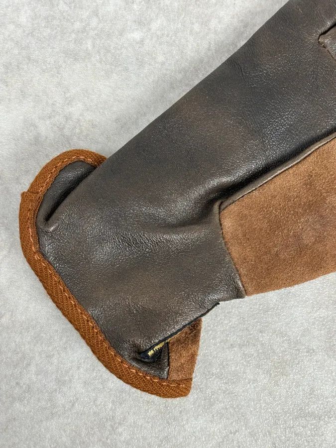 Armani 2000s Armani Brown Leather Gloves Size ONE SIZE - 8 Thumbnail