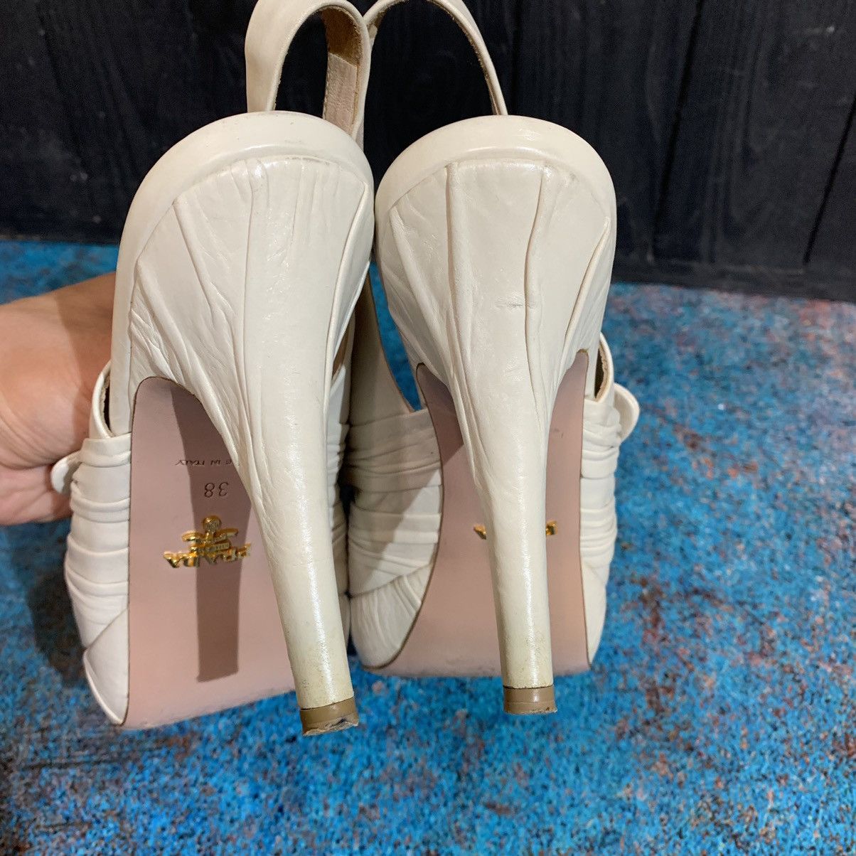 Prada Prada Leather Heels Size 38 Size US 8 / IT 38 - 7 Thumbnail